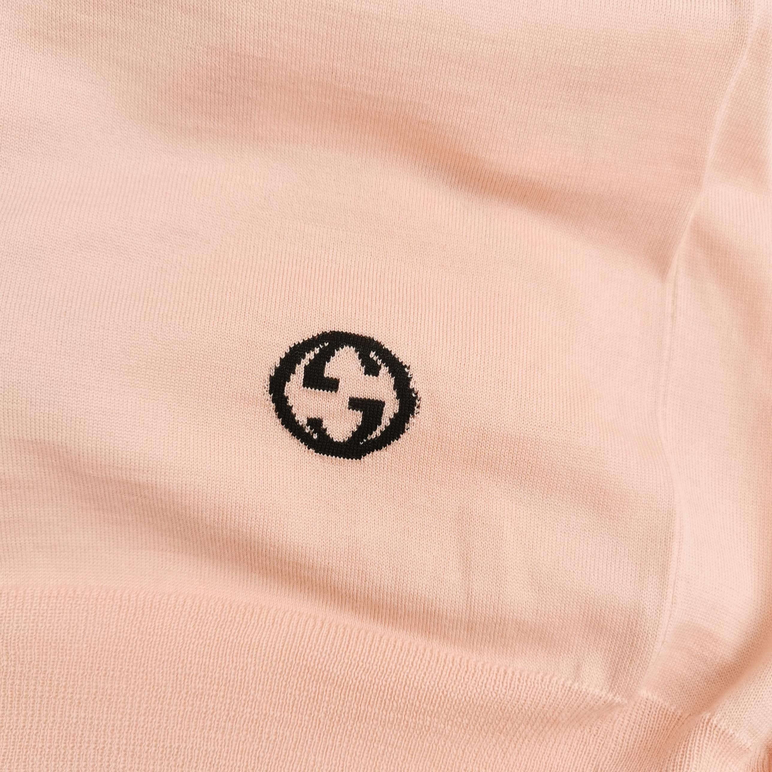Gucci Gucci Pink Interlocking G Knit Sweater Size L Size US L / EU 52-54 / 3 - 3 Thumbnail