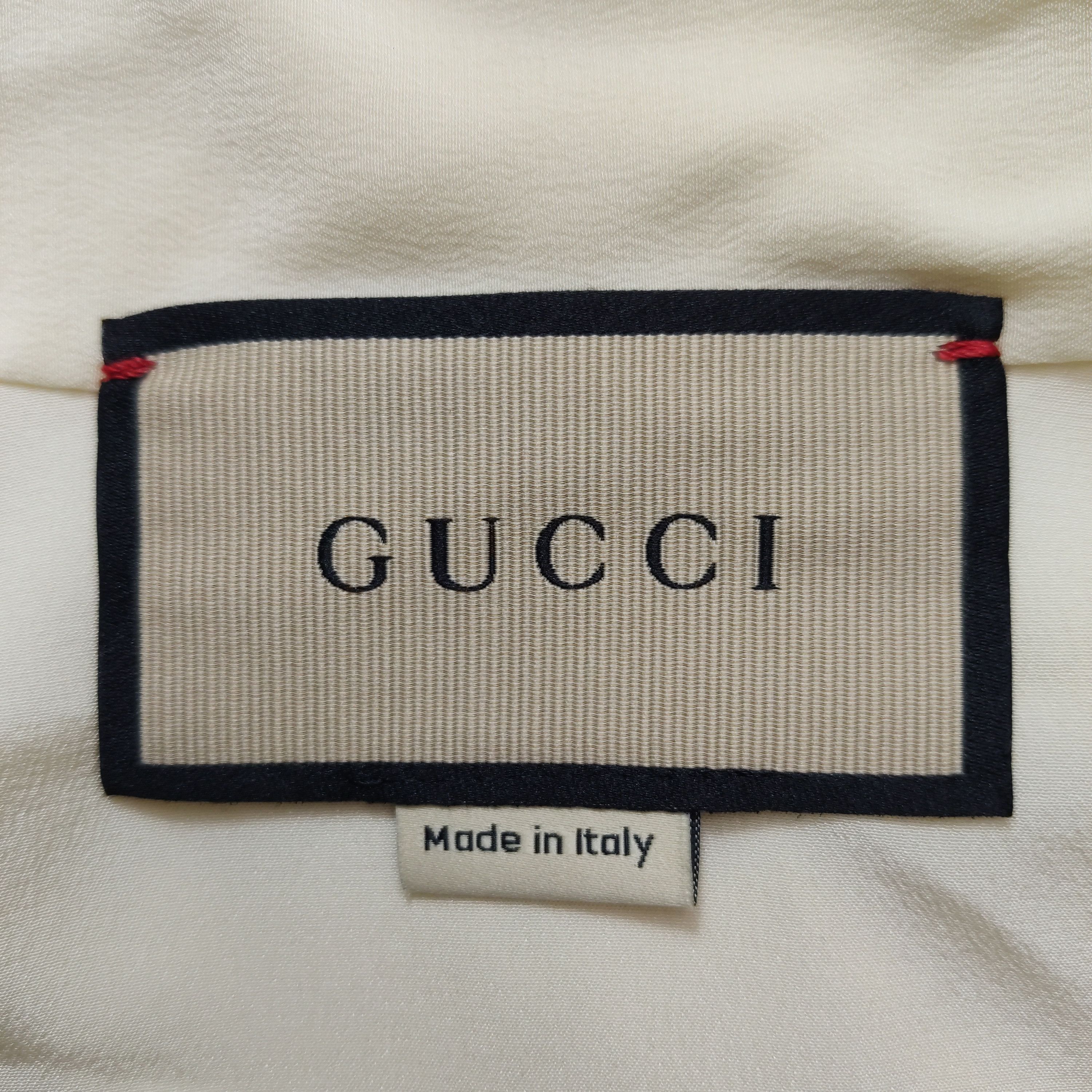 Gucci Gucci Silk Tie-Neck Blouse Size IT 42 Size M / US 6-8 / IT 42-44 - 4 Thumbnail
