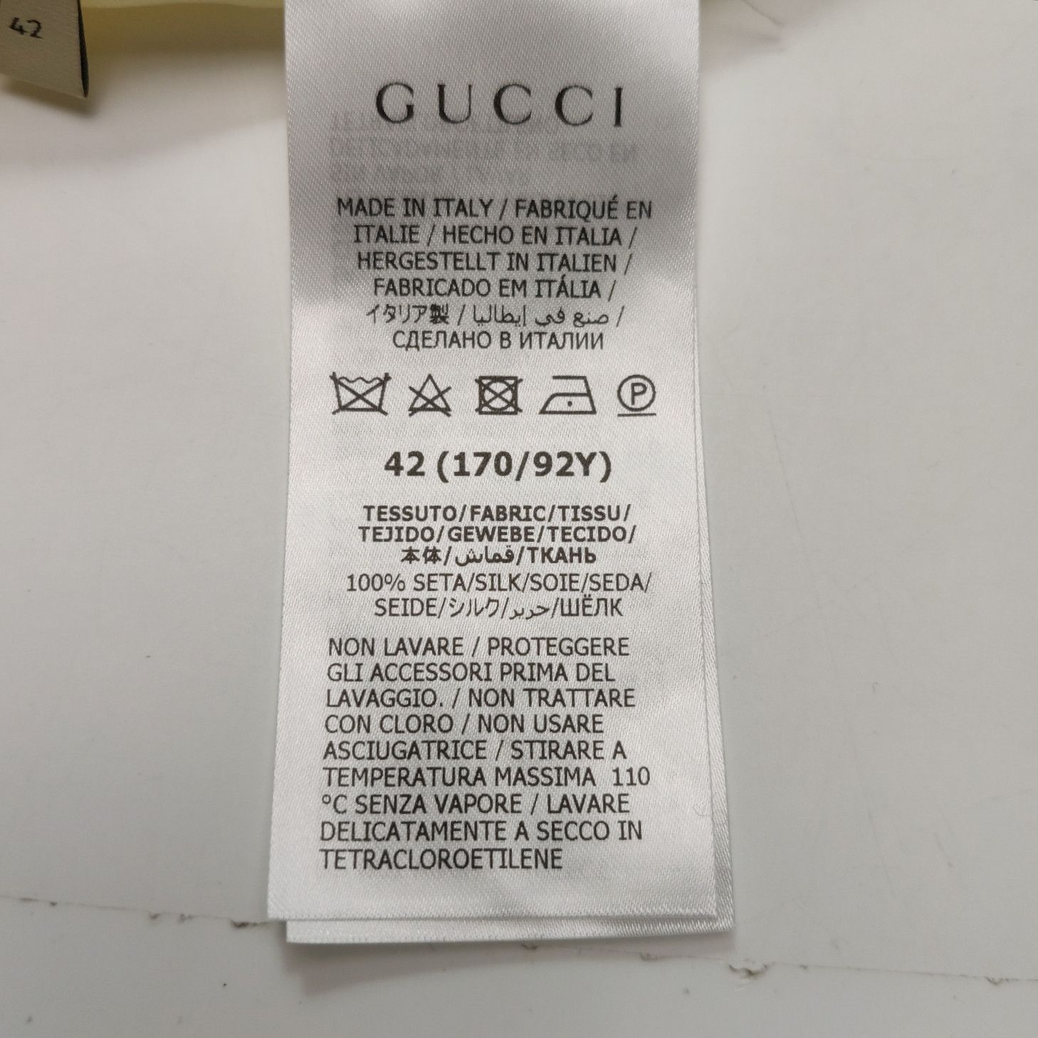 Gucci Gucci Silk Tie-Neck Blouse Size IT 42 Size M / US 6-8 / IT 42-44 - 5 Thumbnail
