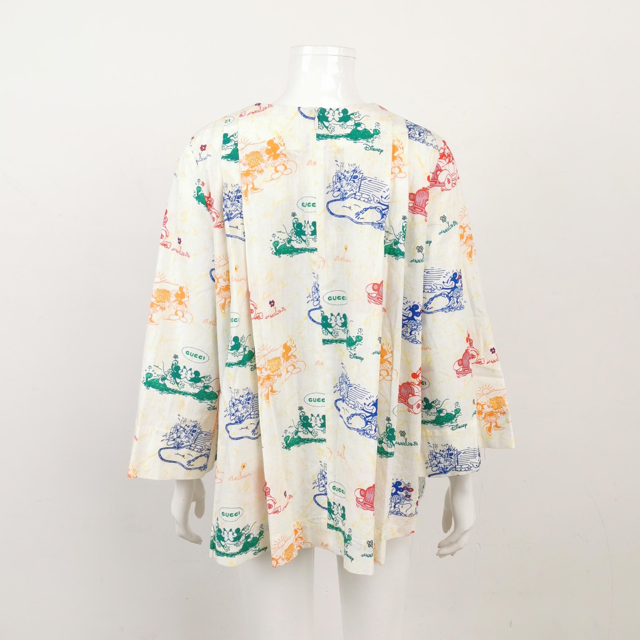 Gucci Gucci x Disney Print Blouse IT 40 Size S / US 4 / IT 40 - 2 Thumbnail