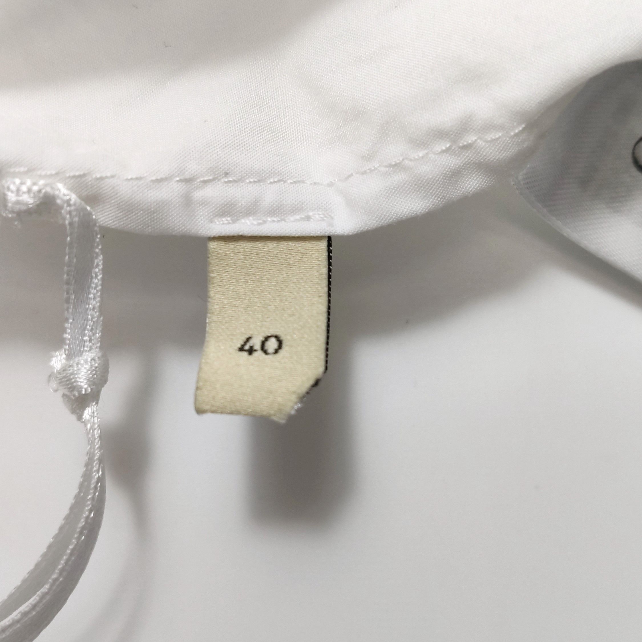 Gucci Gucci Crystal Collar White Blouse Size 40 Size S / US 4 / IT 40 - 10 Thumbnail