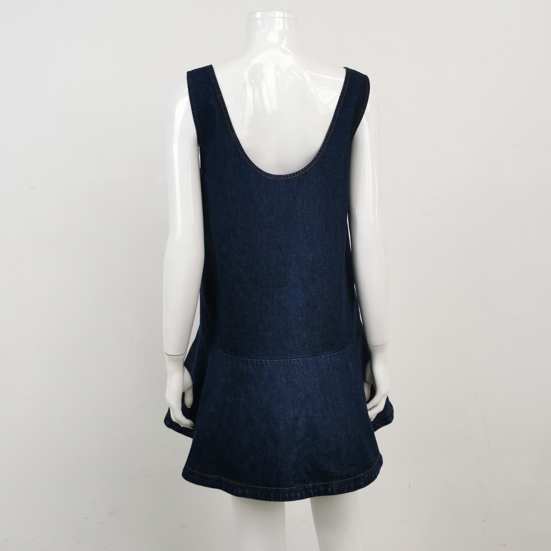 Gucci Gucci Denim Logo Dress Size 42 Size M / US 6-8 / IT 42-44 - 2 Thumbnail