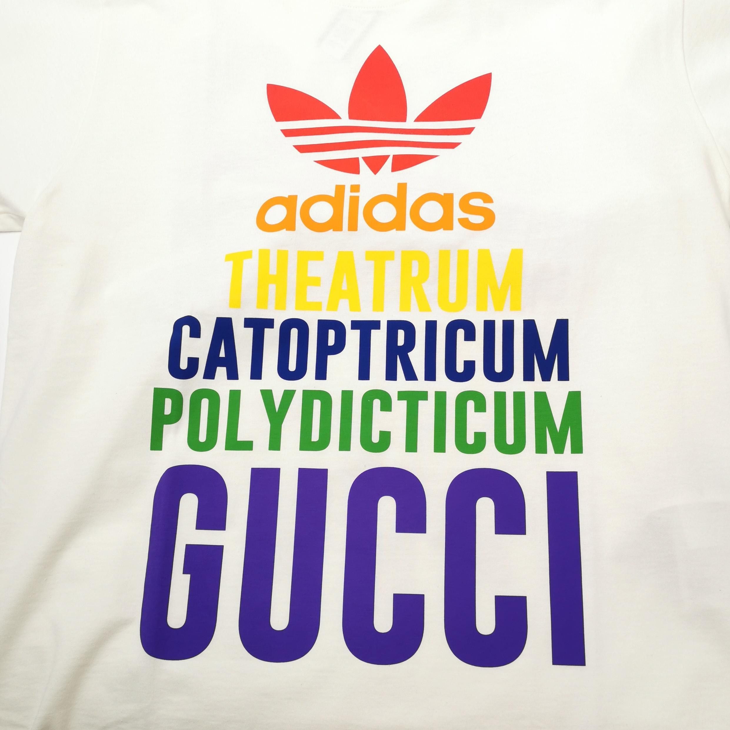 Gucci Gucci x Adidas Logo Graphic T-Shirt Size XS Size US XS / EU 42 / 0 - 3 Thumbnail