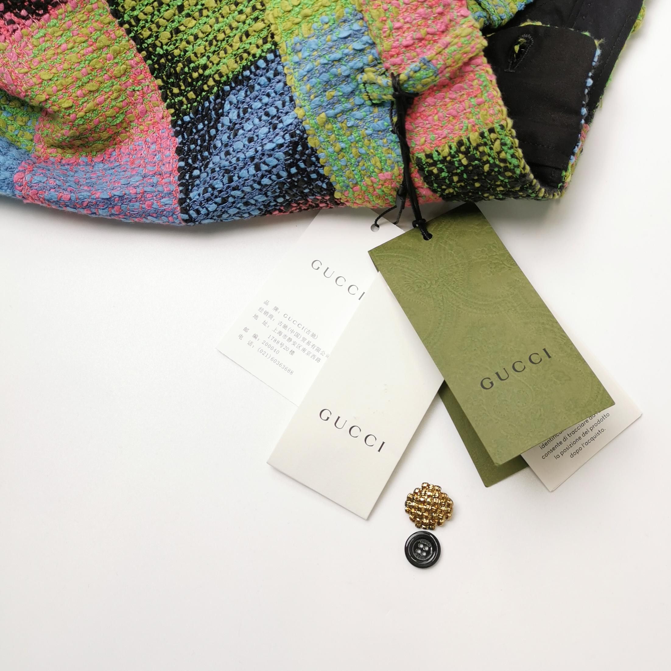 Gucci Gucci Colorblock Tweed Shorts Size 38 Size 26" / US 2 / IT 38 - 4 Thumbnail
