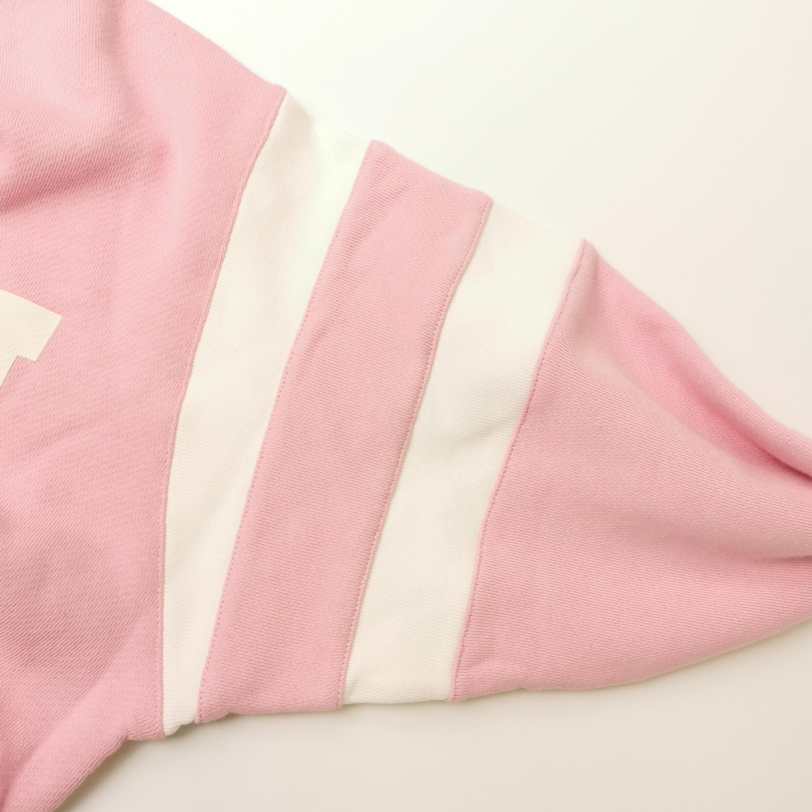 Gucci Gucci Pink Logo Sweatshirt Size L Size US L / EU 52-54 / 3 - 4 Thumbnail