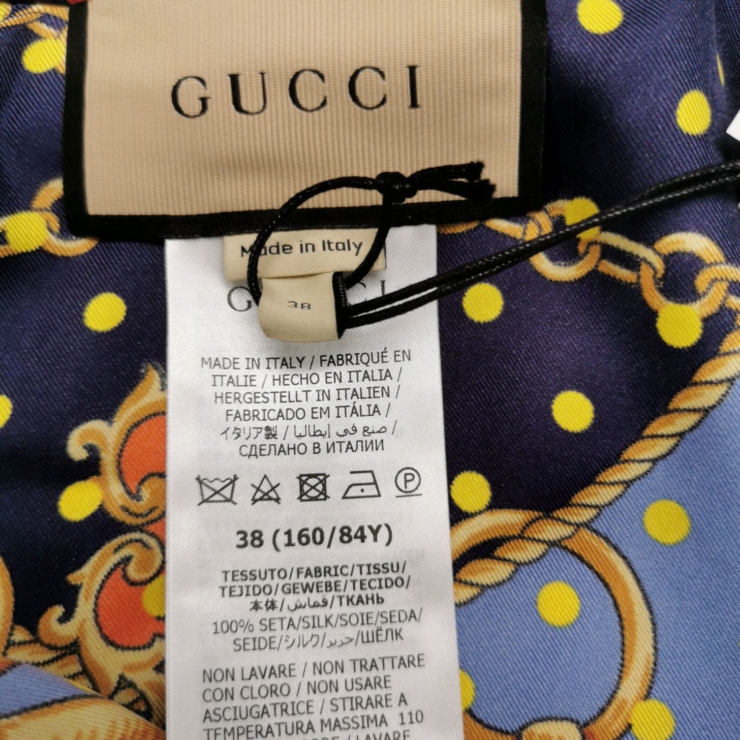 Gucci Gucci Polka Dot Chain Silk Blouse Size 38 Size XS / US 0-2 / IT 36-38 - 6 Thumbnail