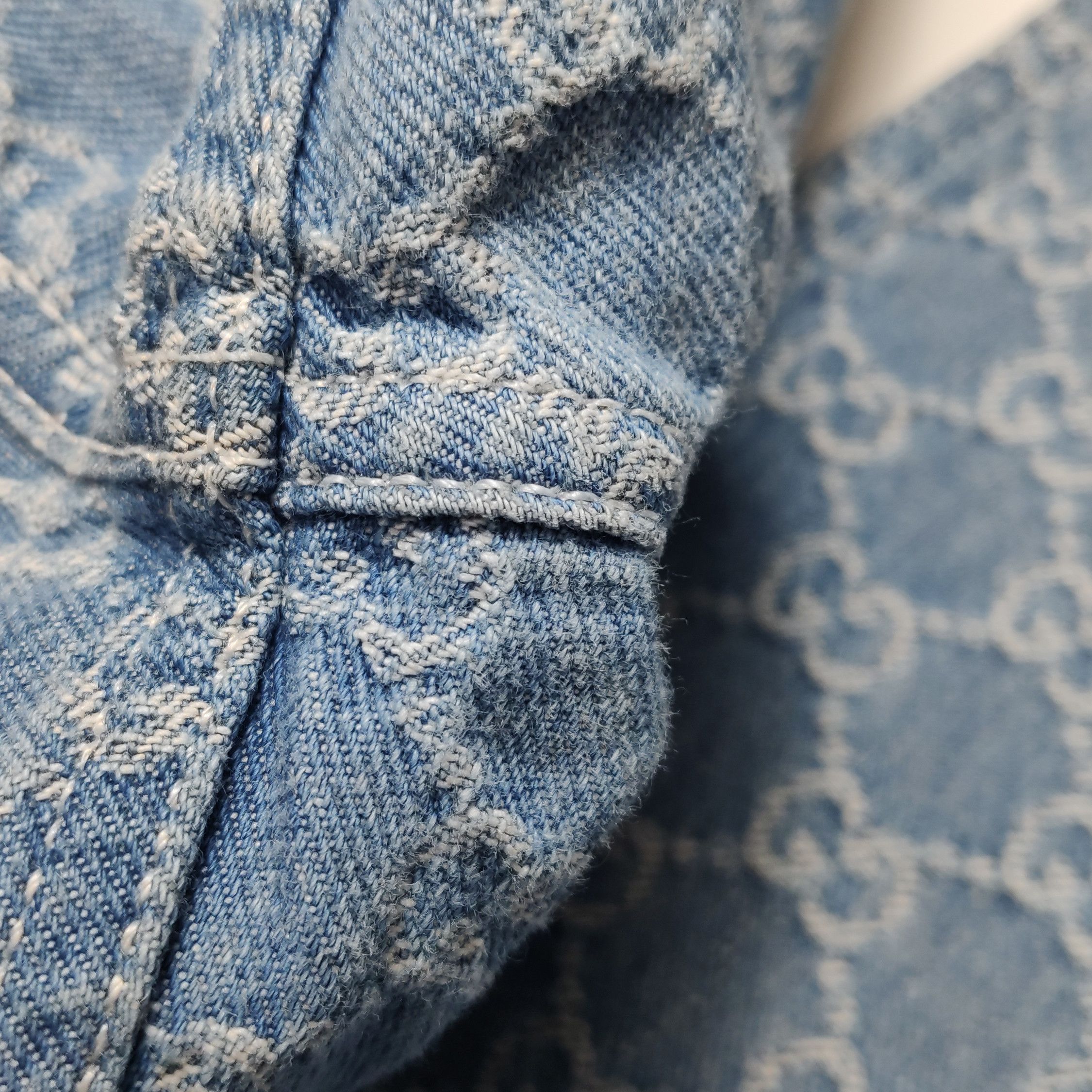 Gucci Gucci GG Monogram Denim Jeans Size 27 Size US 27 - 9 Thumbnail