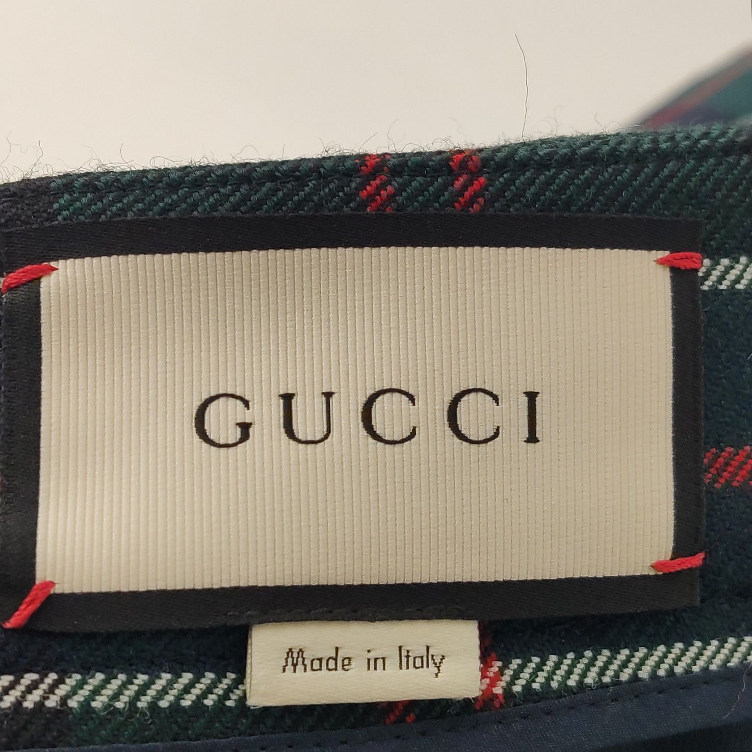 Gucci Gucci Plaid Wool Trousers Size 36 Size 25" / US 0 / IT 36 - 5 Thumbnail
