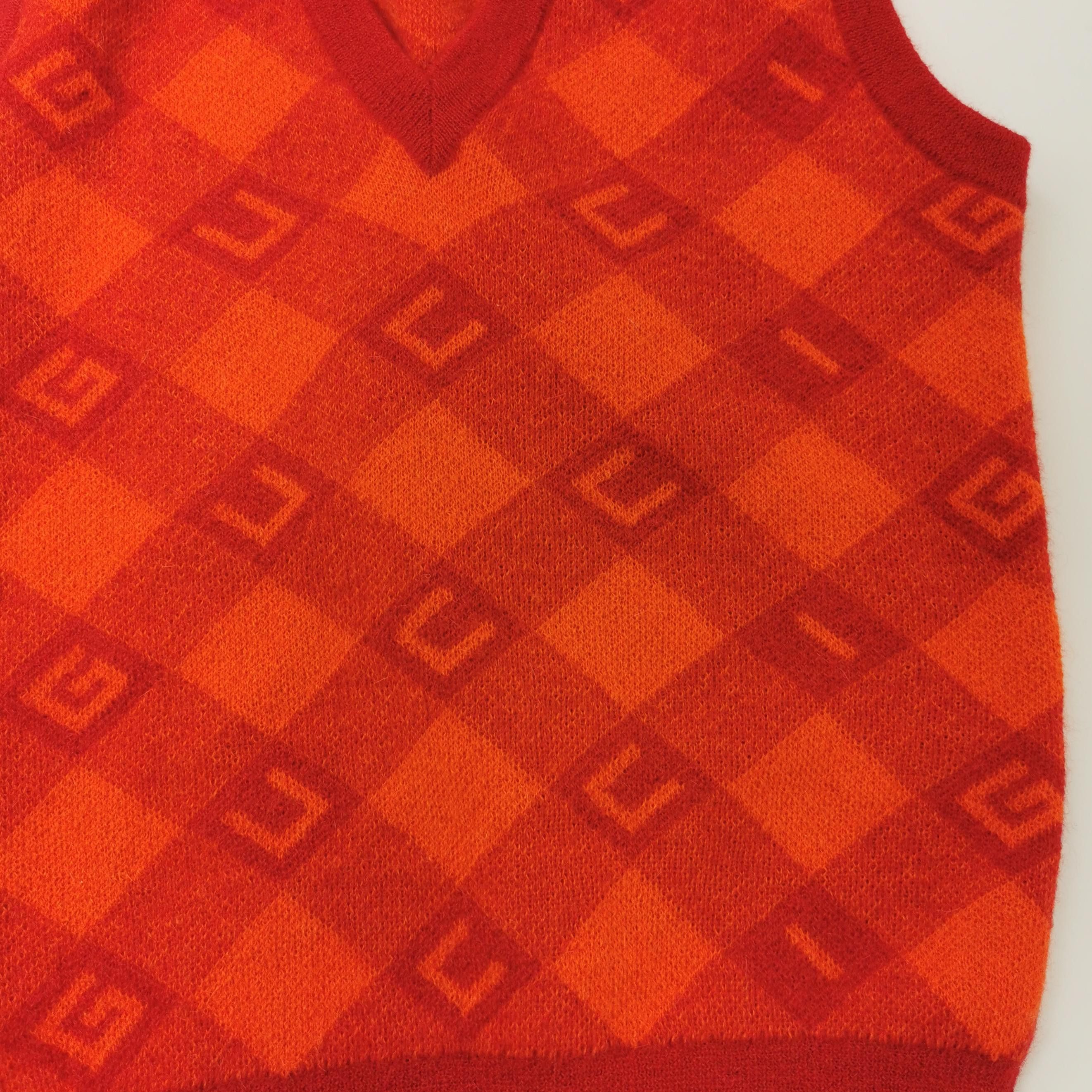Gucci Gucci G Pattern Mohair Knit Vest Size S Size US S / EU 44-46 / 1 - 3 Thumbnail
