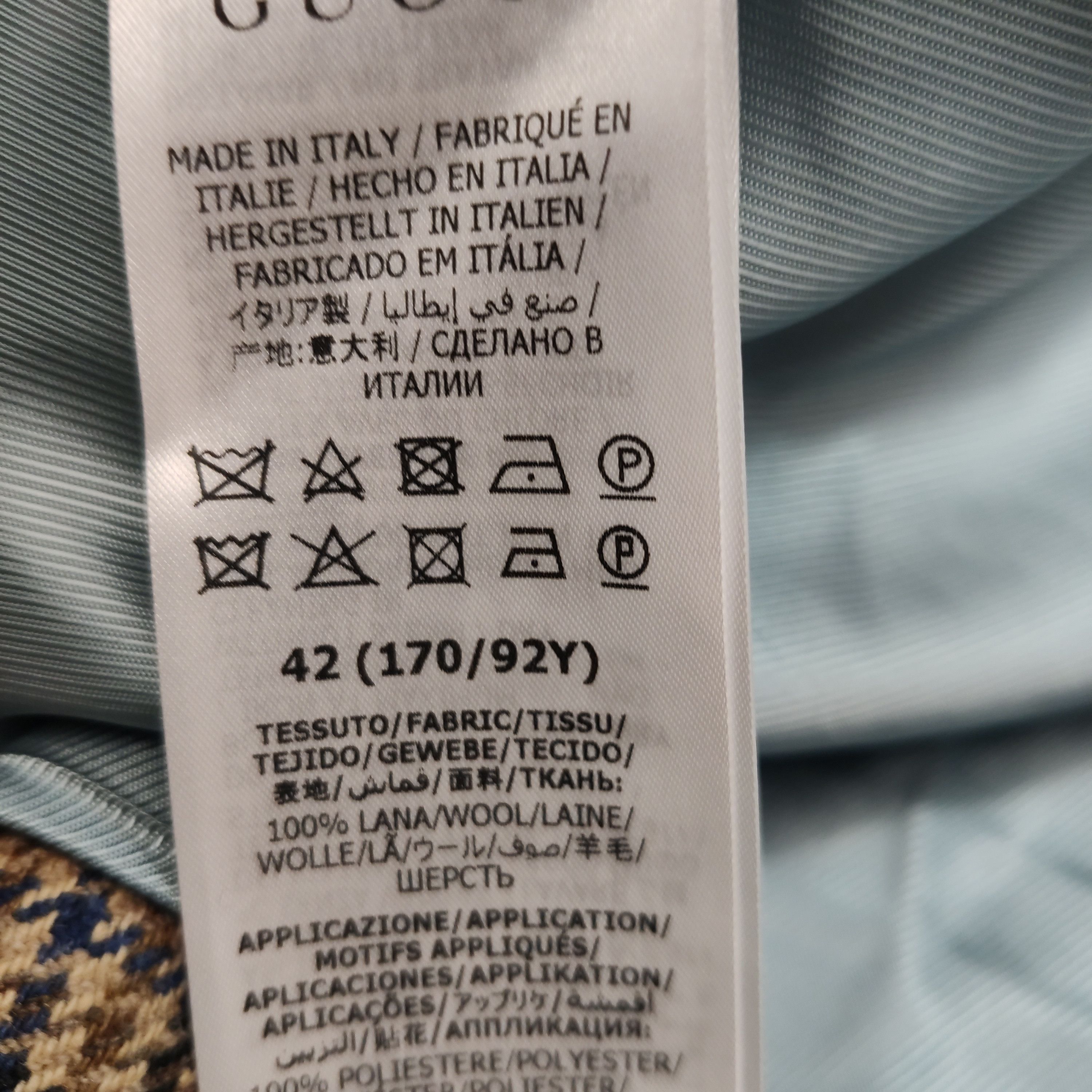 Gucci Gucci Plaid Wool Blazer Size 34R Size 34R - 6 Thumbnail