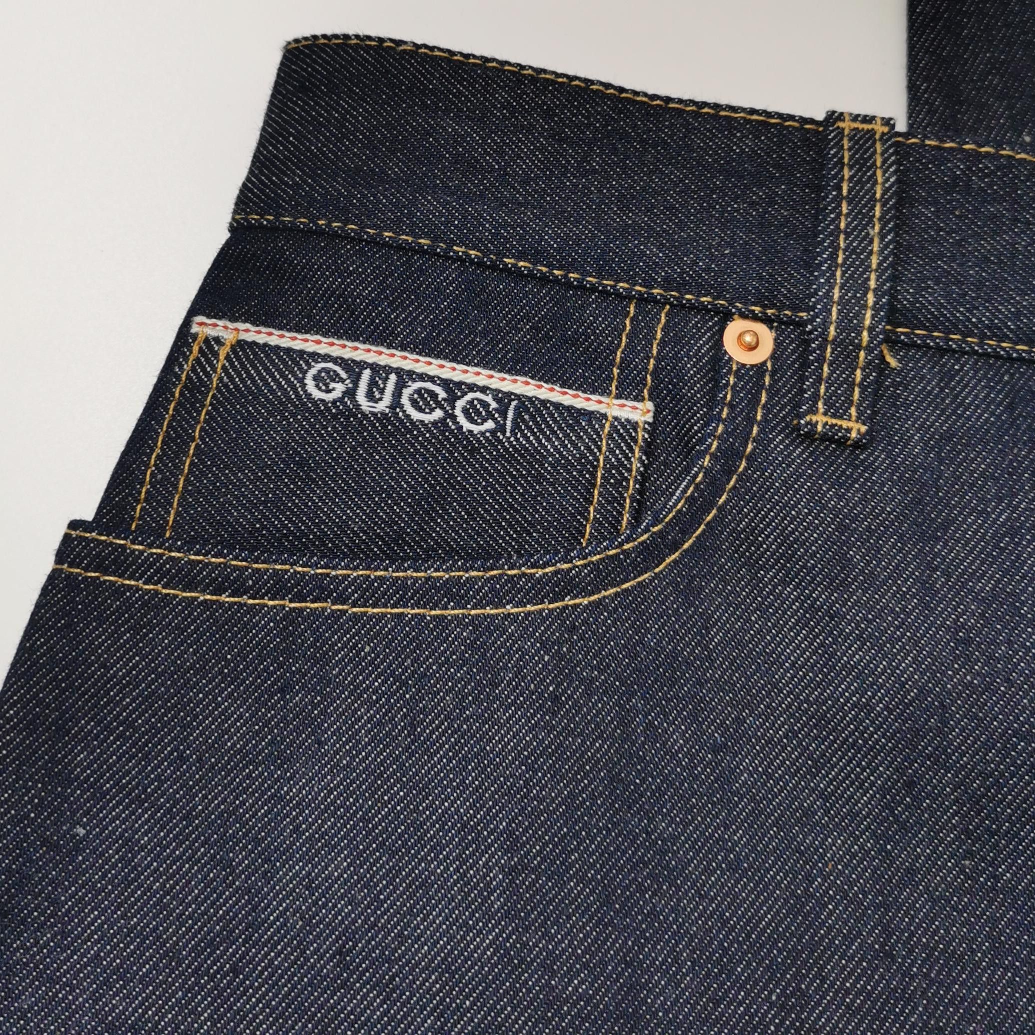 Gucci Gucci Logo Denim Jeans US 26 Size US 26 / EU 42 - 4 Thumbnail
