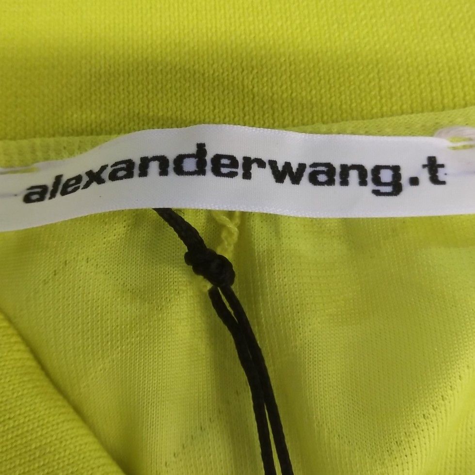 Alexander Wang alexanderwang.t Yellow Polo Top Size L Size L / US 10 / IT 46 - 5 Thumbnail