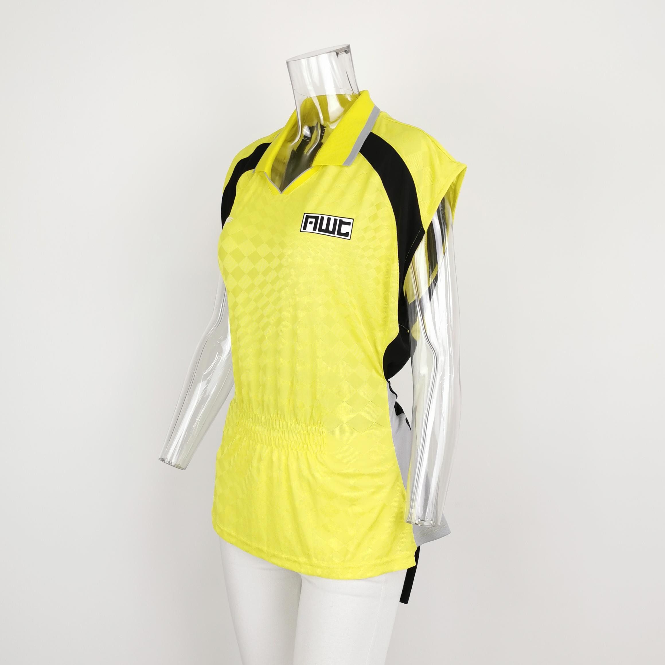 Alexander Wang alexanderwang.t Yellow Polo Top Size L Size L / US 10 / IT 46 - 2 Thumbnail