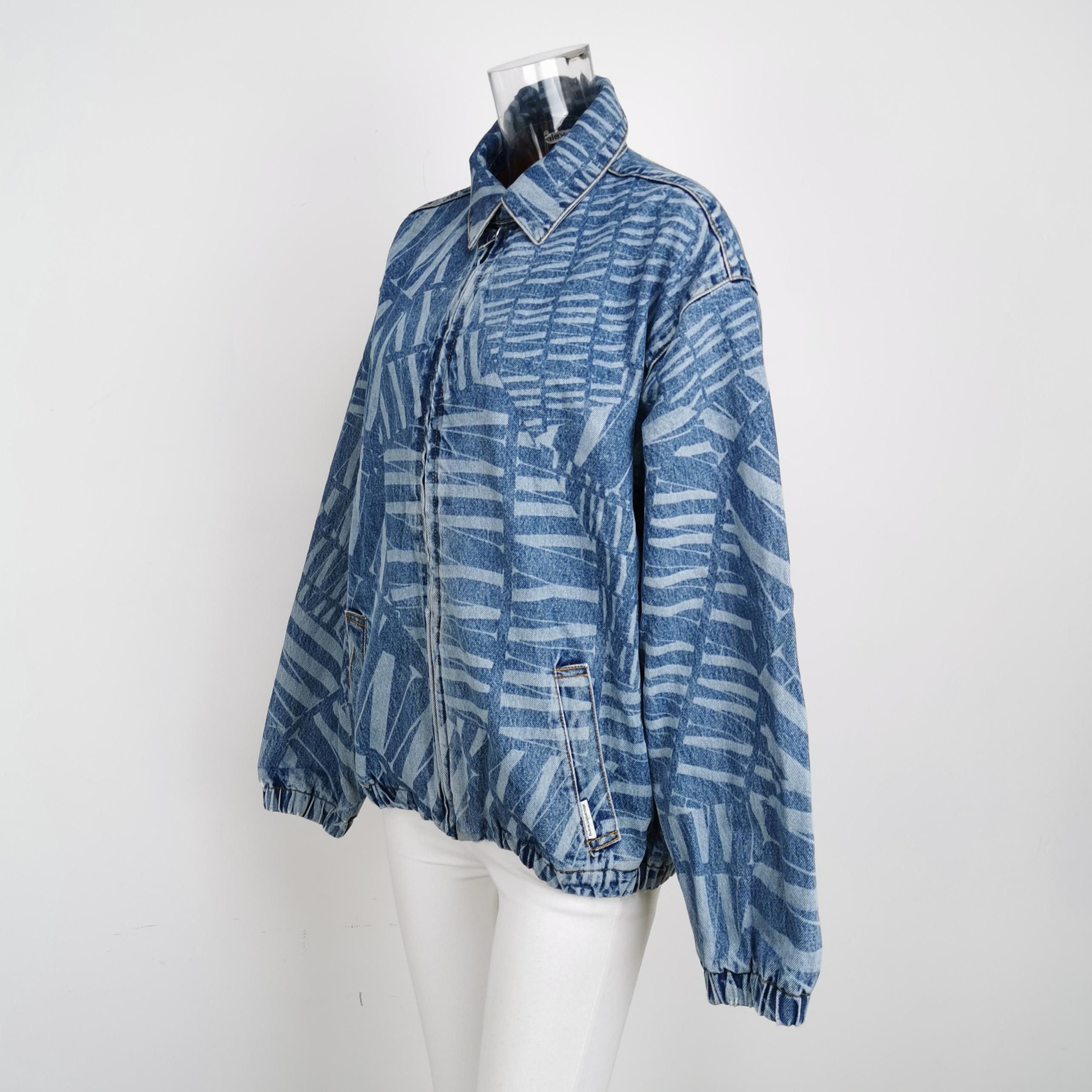 Alexander Wang Alexander Wang Printed Denim Jacket Size XS Size XS / US 0-2 / IT 36-38 - 2 Thumbnail