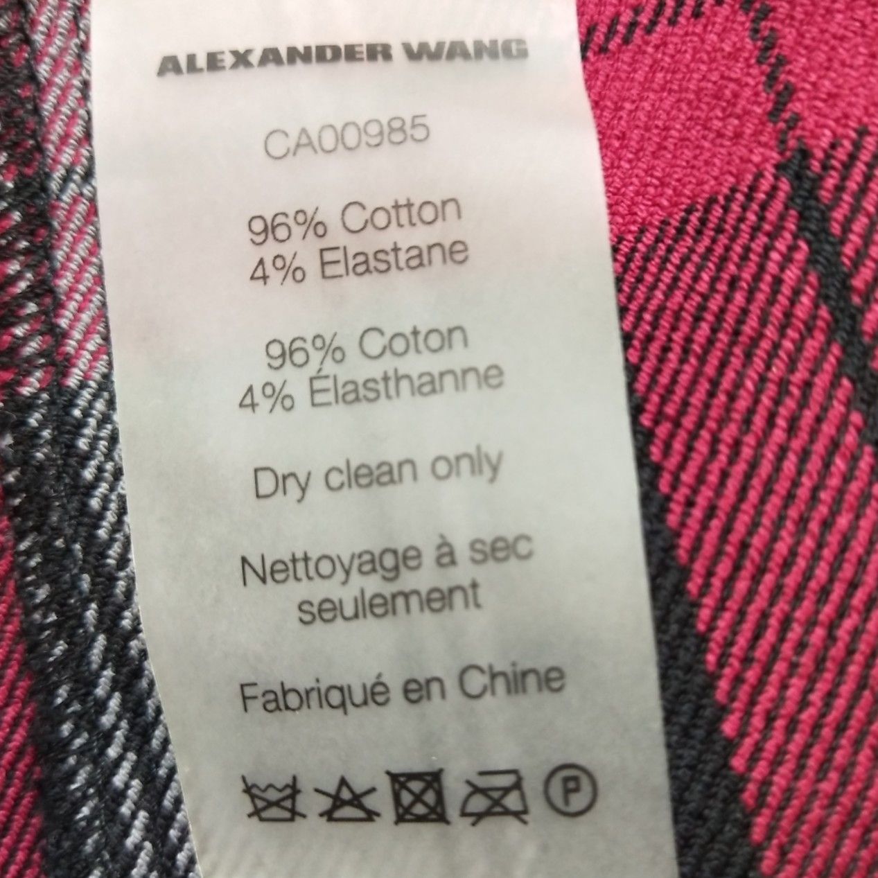 Alexander Wang Alexander Wang Red Plaid Pants Size 6 Size 28" / US 6 / IT 42 - 7 Thumbnail