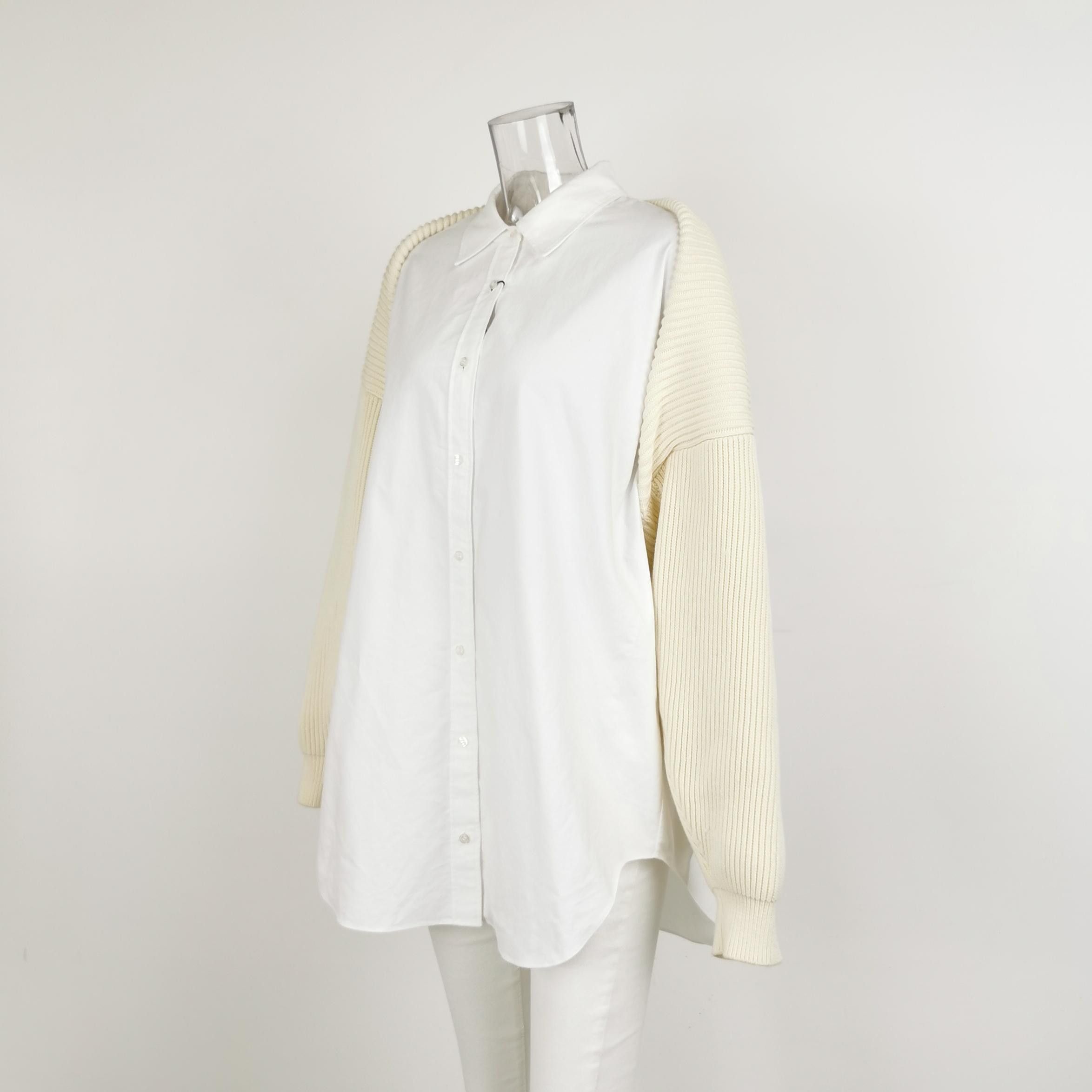 Alexander Wang Alexander Wang Combo Cotton Button Up Shirt Size L Size US L / EU 52-54 / 3 - 2 Thumbnail