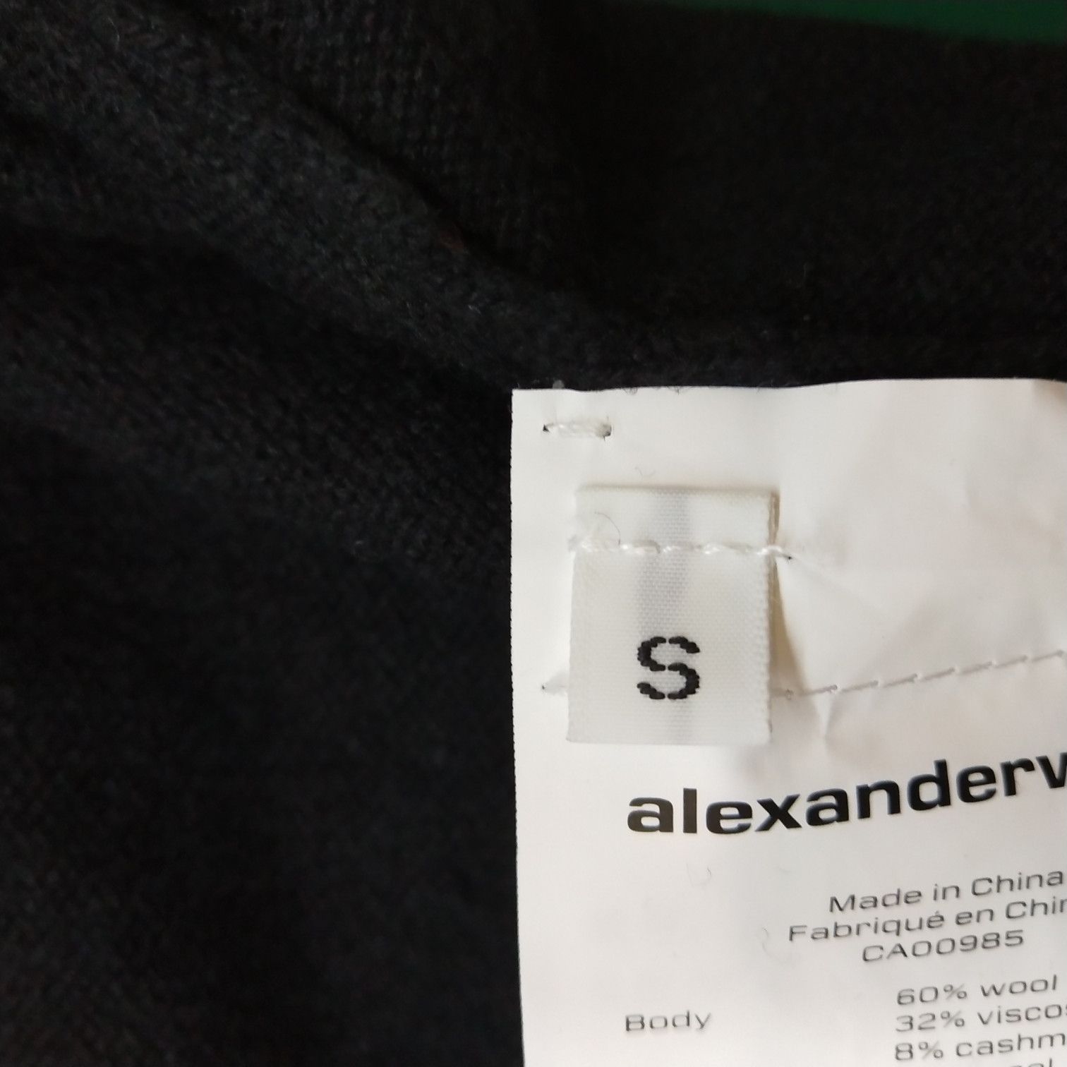 Alexander Wang Alexander Wang Black Wool Blend Sweater Size S Size S / US 4 / IT 40 - 6 Thumbnail