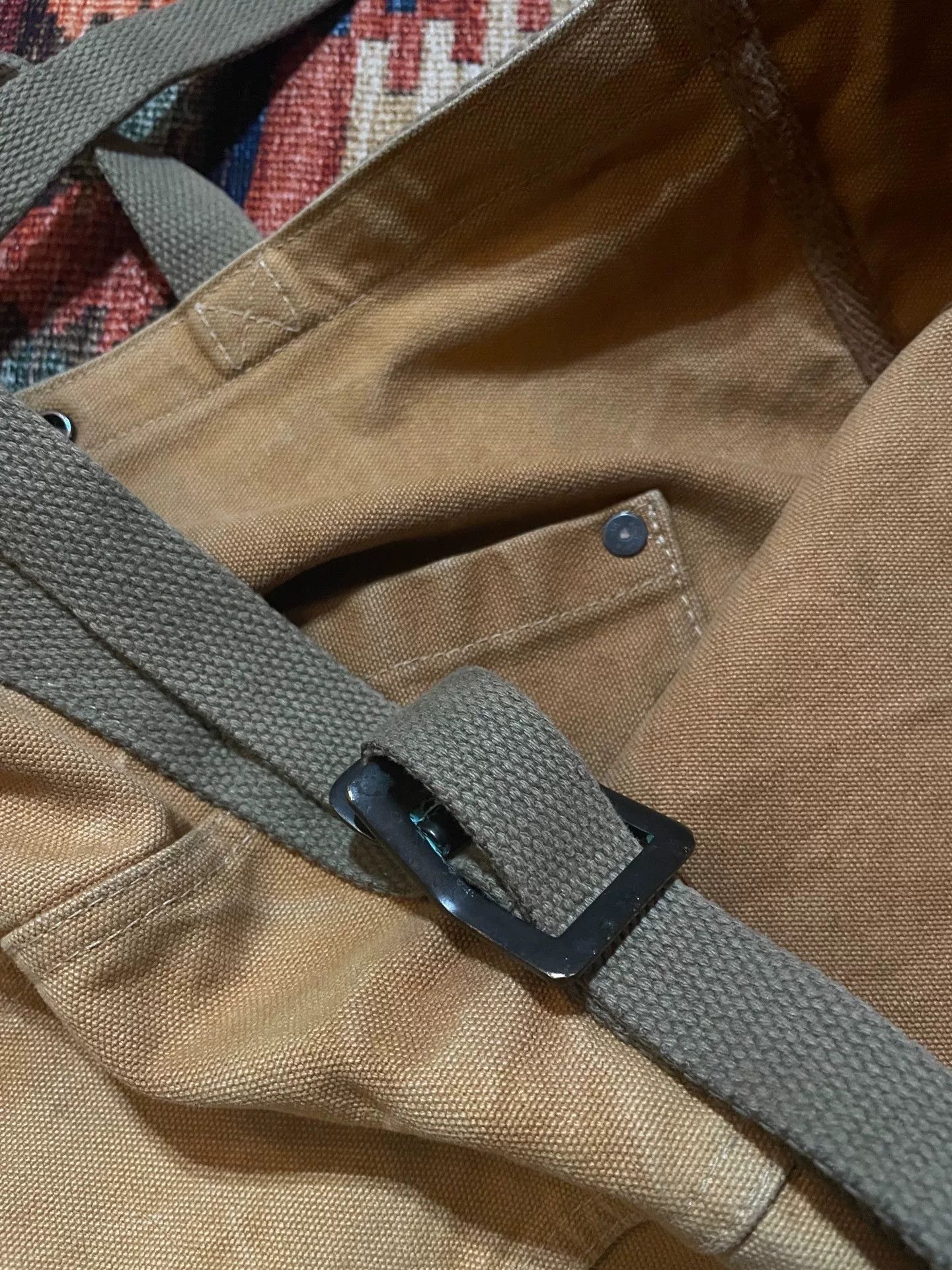 RRL Ralph Lauren RRL Discontinued Canvas Dog Print Crossbody Size ONE SIZE - 5 Thumbnail