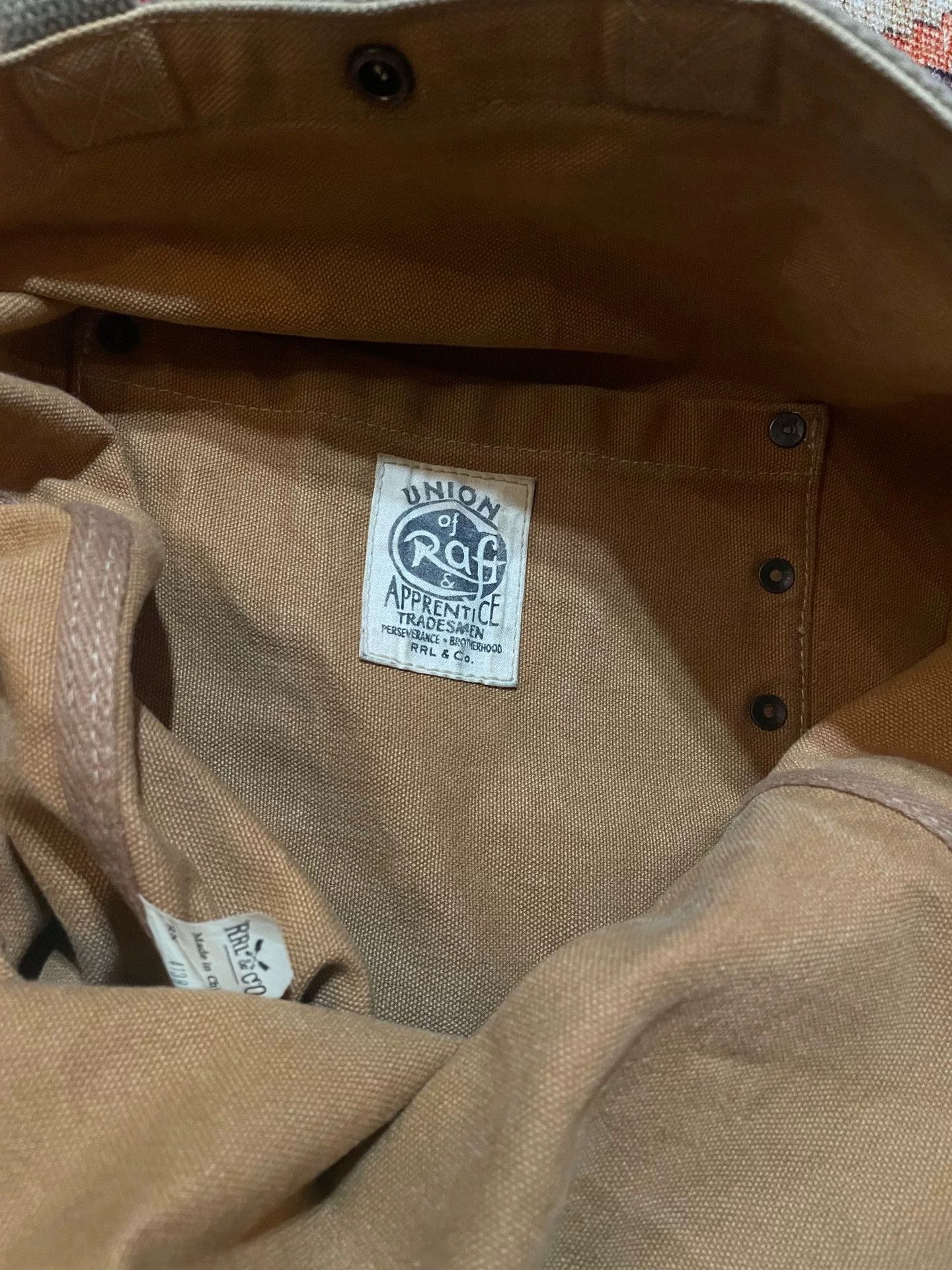 RRL Ralph Lauren RRL Discontinued Canvas Dog Print Crossbody Size ONE SIZE - 6 Thumbnail