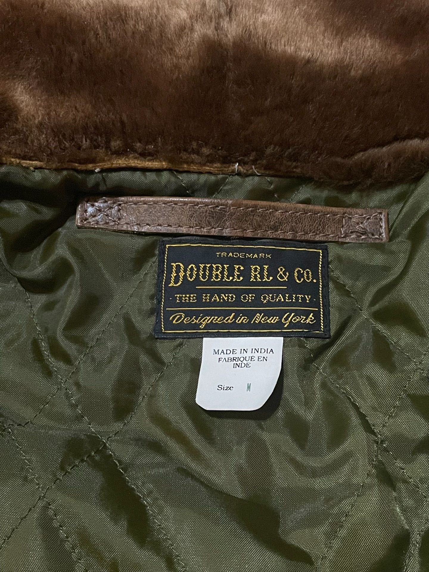 RRL Ralph Lauren RRL Distressed Leather Jacket w/Fur Collar Size US M / EU 48-50 / 2 - 3 Thumbnail