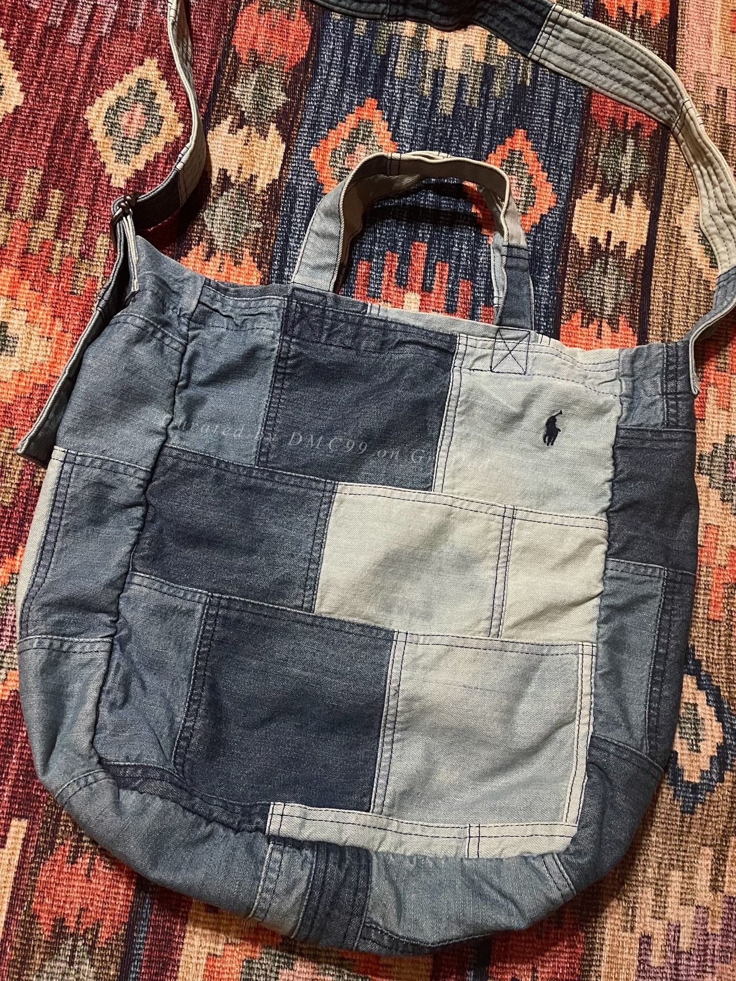 Ralph Lauren RALPH LAUREN Washed Patchwork Crossbody Bag Size ONE SIZE - 3 Thumbnail
