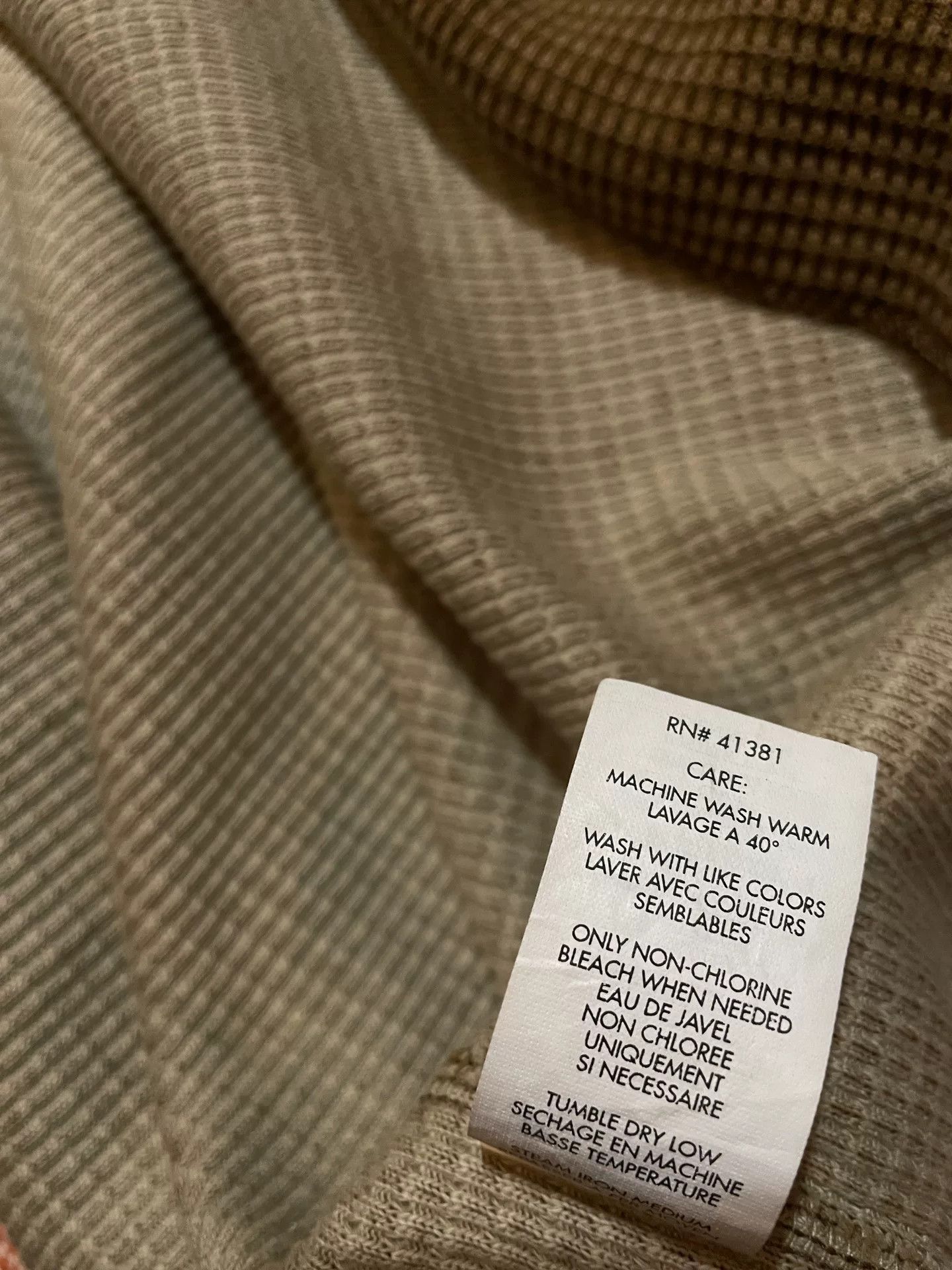 RRL Ralph Lauren RRL Discontinued Waffle Long-Sleeve T-Shirt Size US L / EU 52-54 / 3 - 7 Thumbnail