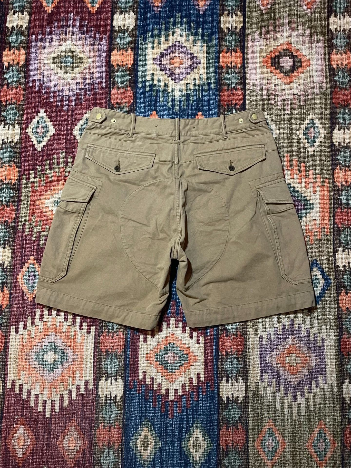 RRL Ralph Lauren RRL Khaki Cargo Shorts Size 34 Size US 34 / EU 50 - 2 Thumbnail