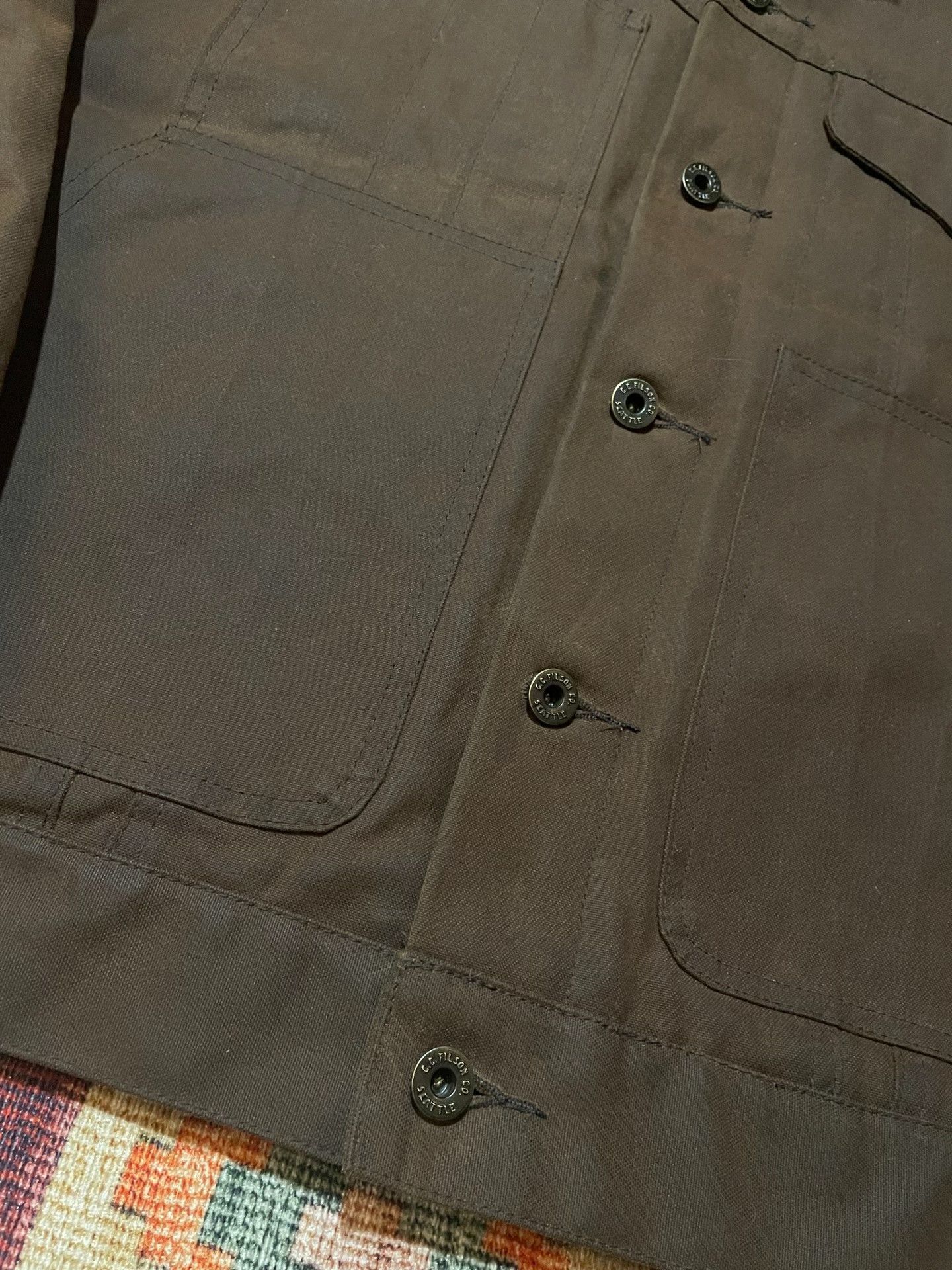 Filson FILSON Cruiser Heavyweight Waxed Canvas Work Jacket Size US S / EU 44-46 / 1 - 5 Thumbnail
