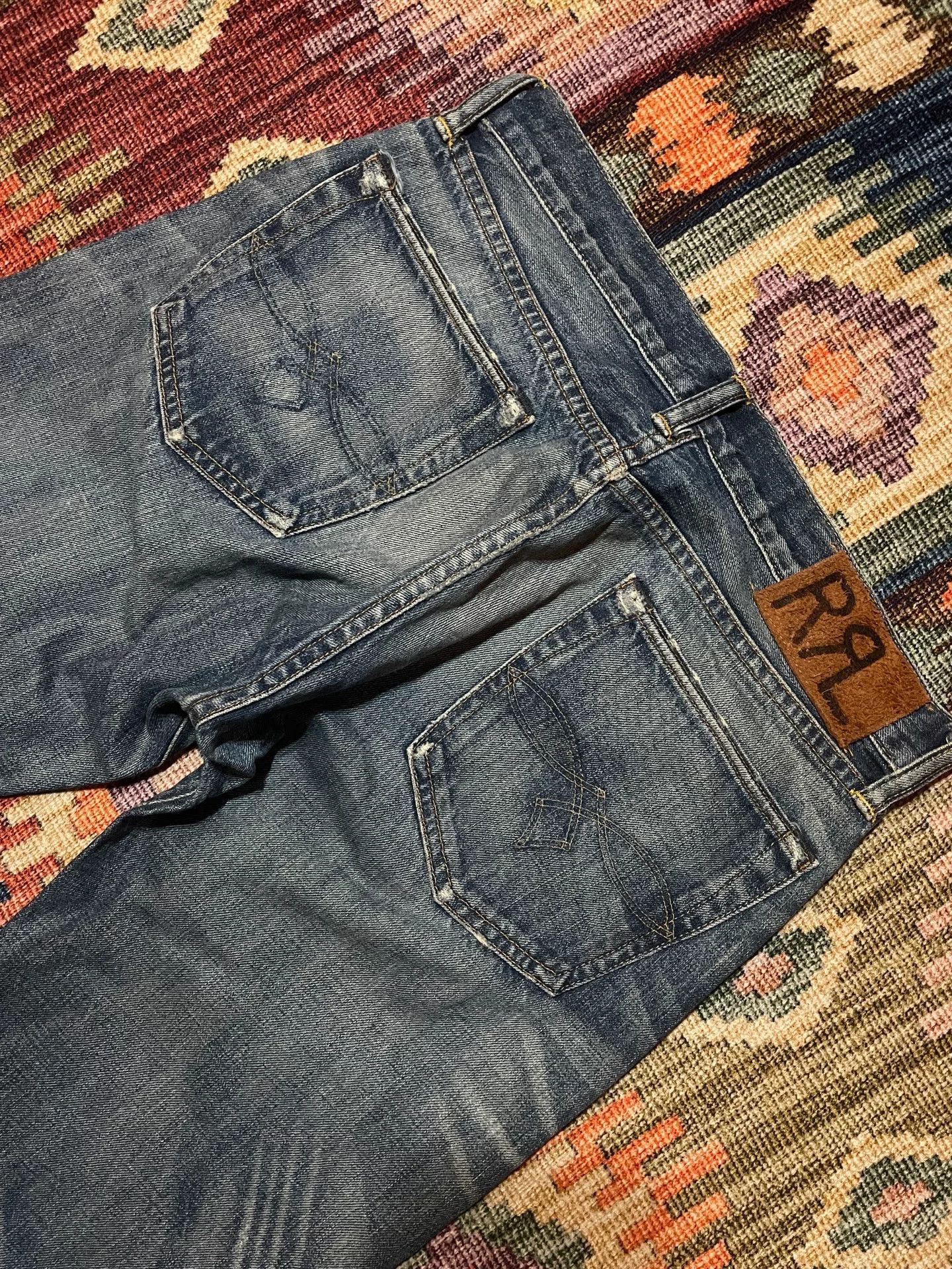 RRL Ralph Lauren RRL 2015 Depp Style US Distressed Patched Jeans Size US 30 / EU 46 - 7 Thumbnail