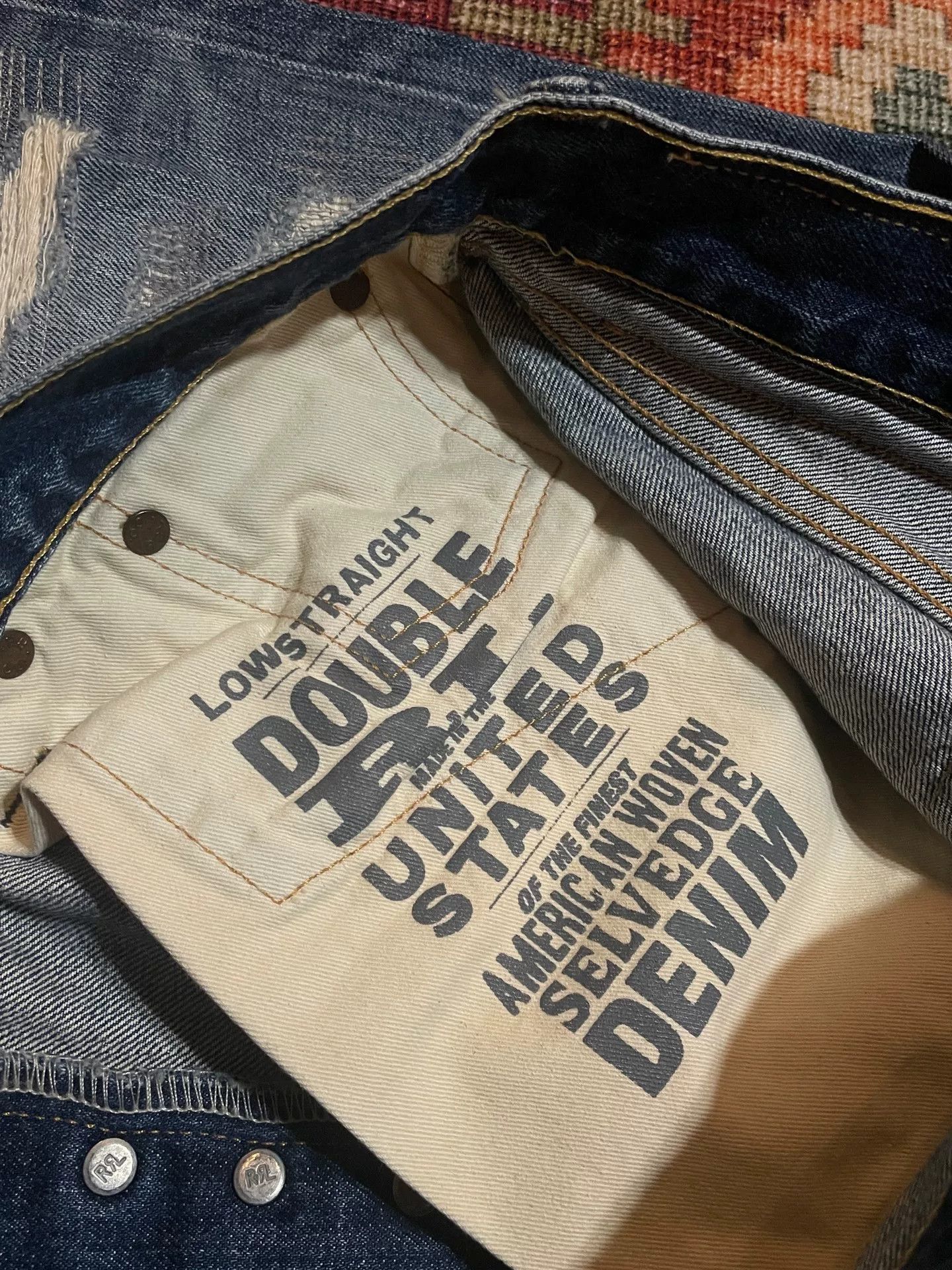 RRL Ralph Lauren RRL 2015 Depp Style US Distressed Patched Jeans Size US 30 / EU 46 - 6 Thumbnail
