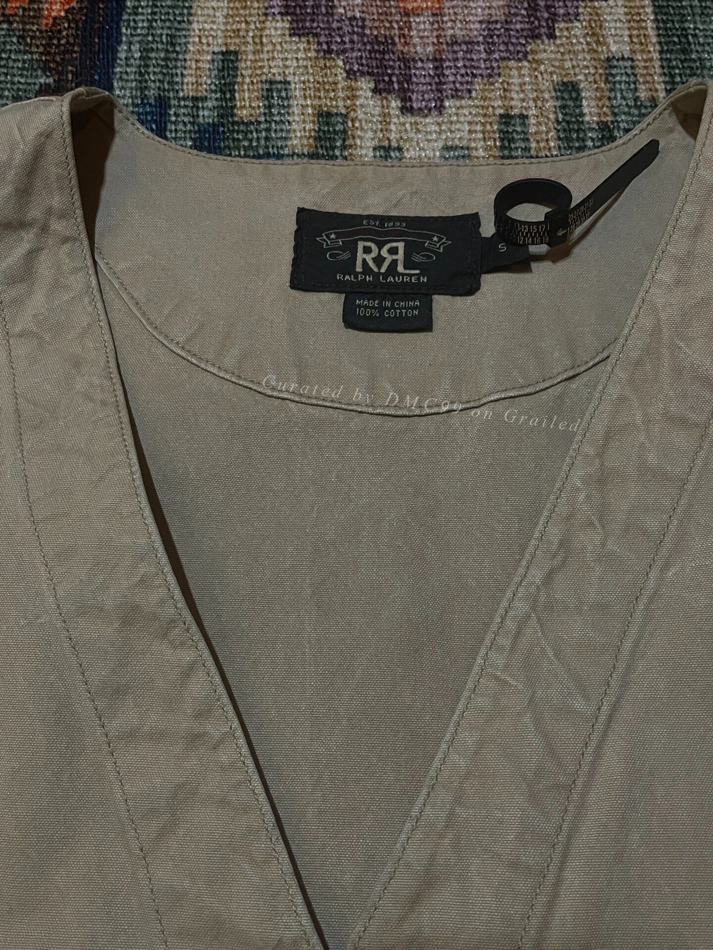 RRL Ralph Lauren RRL Vintage Canvas Work Vest S Size US S / EU 44-46 / 1 - 3 Thumbnail