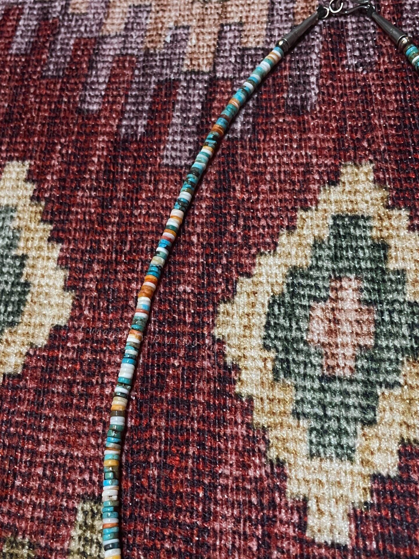 Vintage Turquoise Rainbow Heishi Necklace Size ONE SIZE - 7 Thumbnail