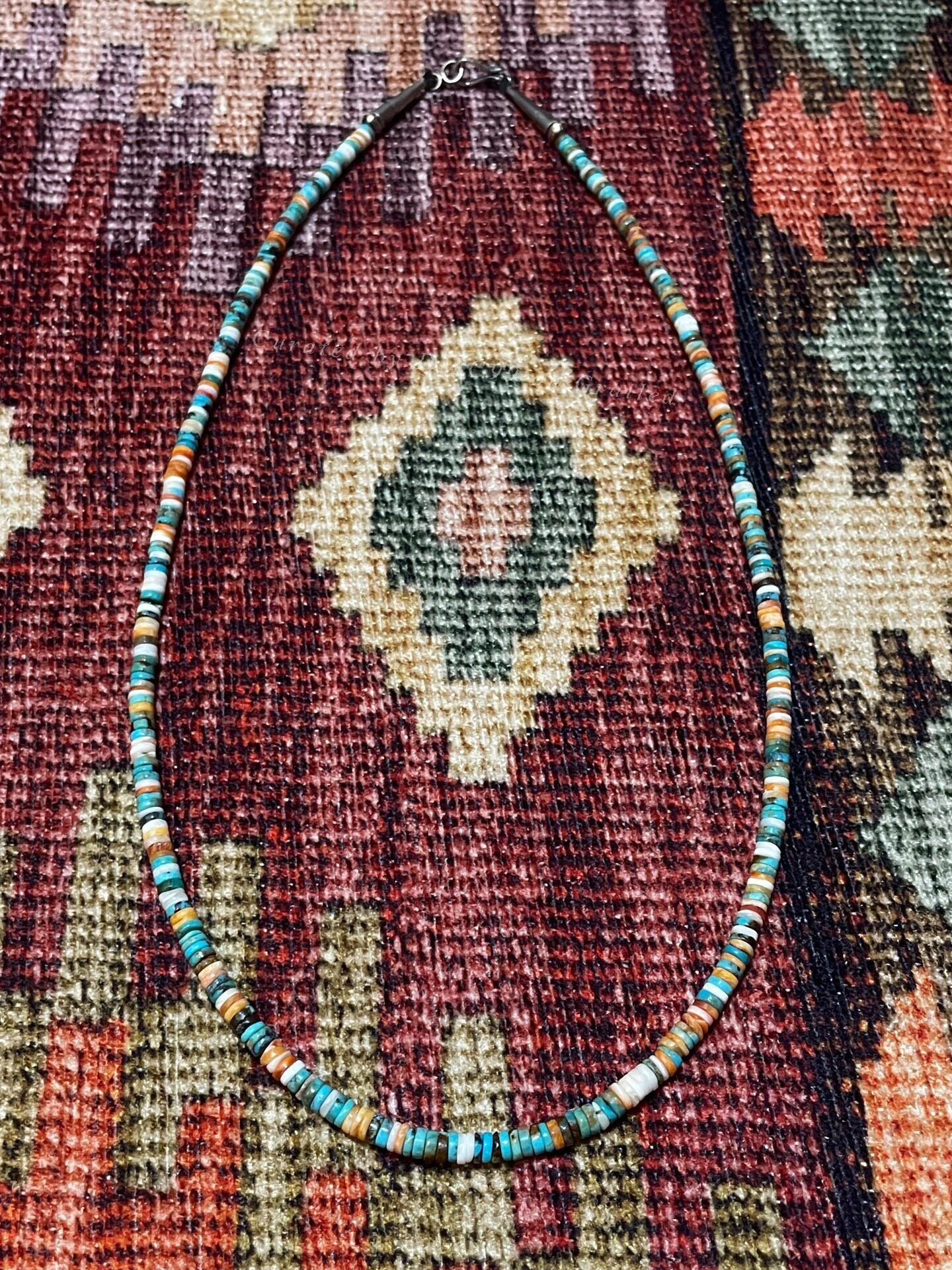 Vintage Turquoise Rainbow Heishi Necklace Size ONE SIZE - 3 Thumbnail