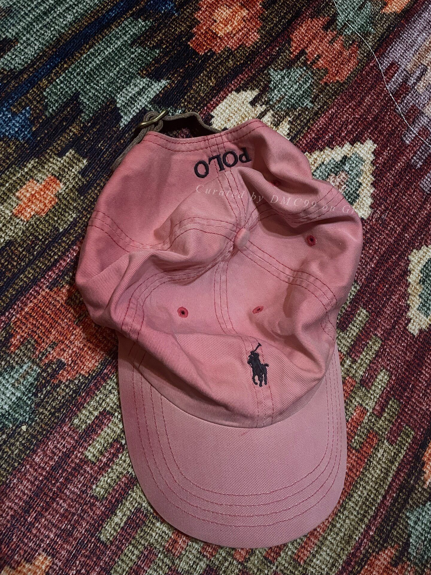 Polo Ralph Lauren Polo Ralph Lauren Washed Pink Baseball Cap Size ONE SIZE - 3 Thumbnail