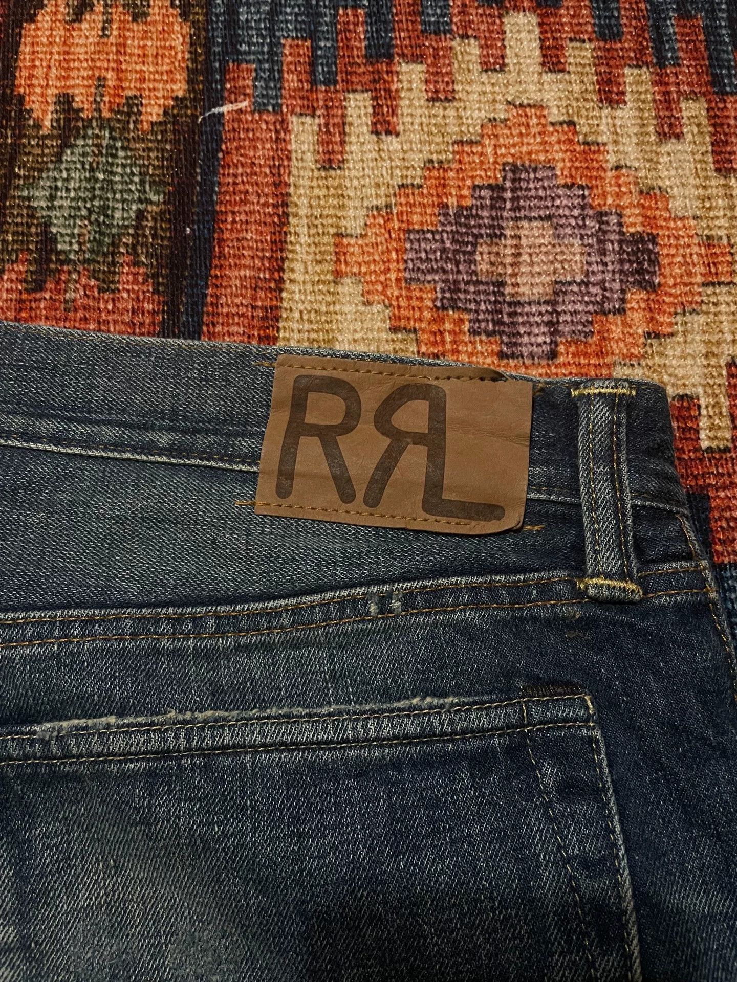 RRL Ralph Lauren RRL Vintage Mexico Washed Distressed Jeans Size US 36 / EU 52 - 8 Thumbnail