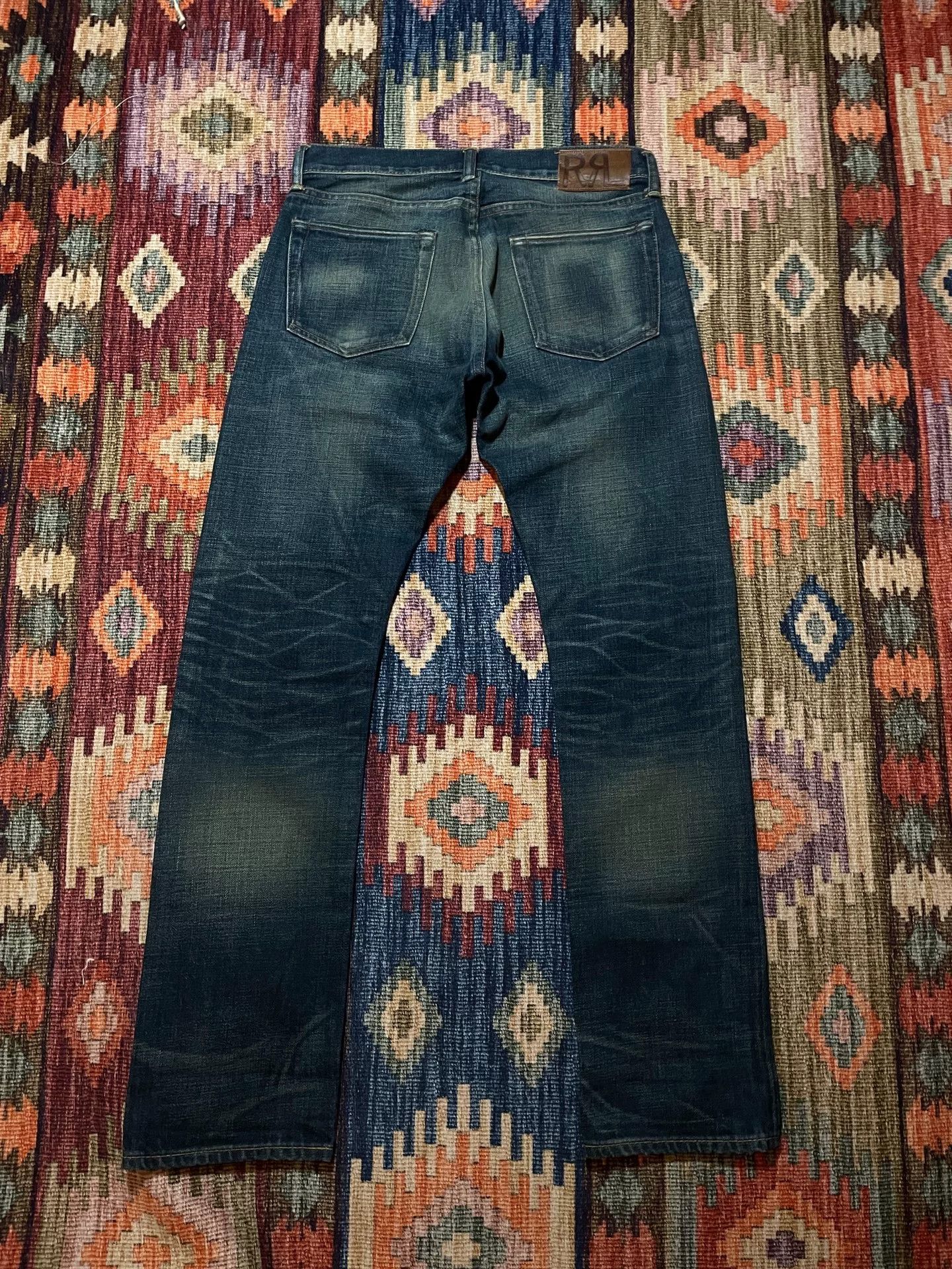 RRL Ralph Lauren RRL American-Made Yellow Mud Washed Jeans Size US 30 / EU 46 - 2 Thumbnail
