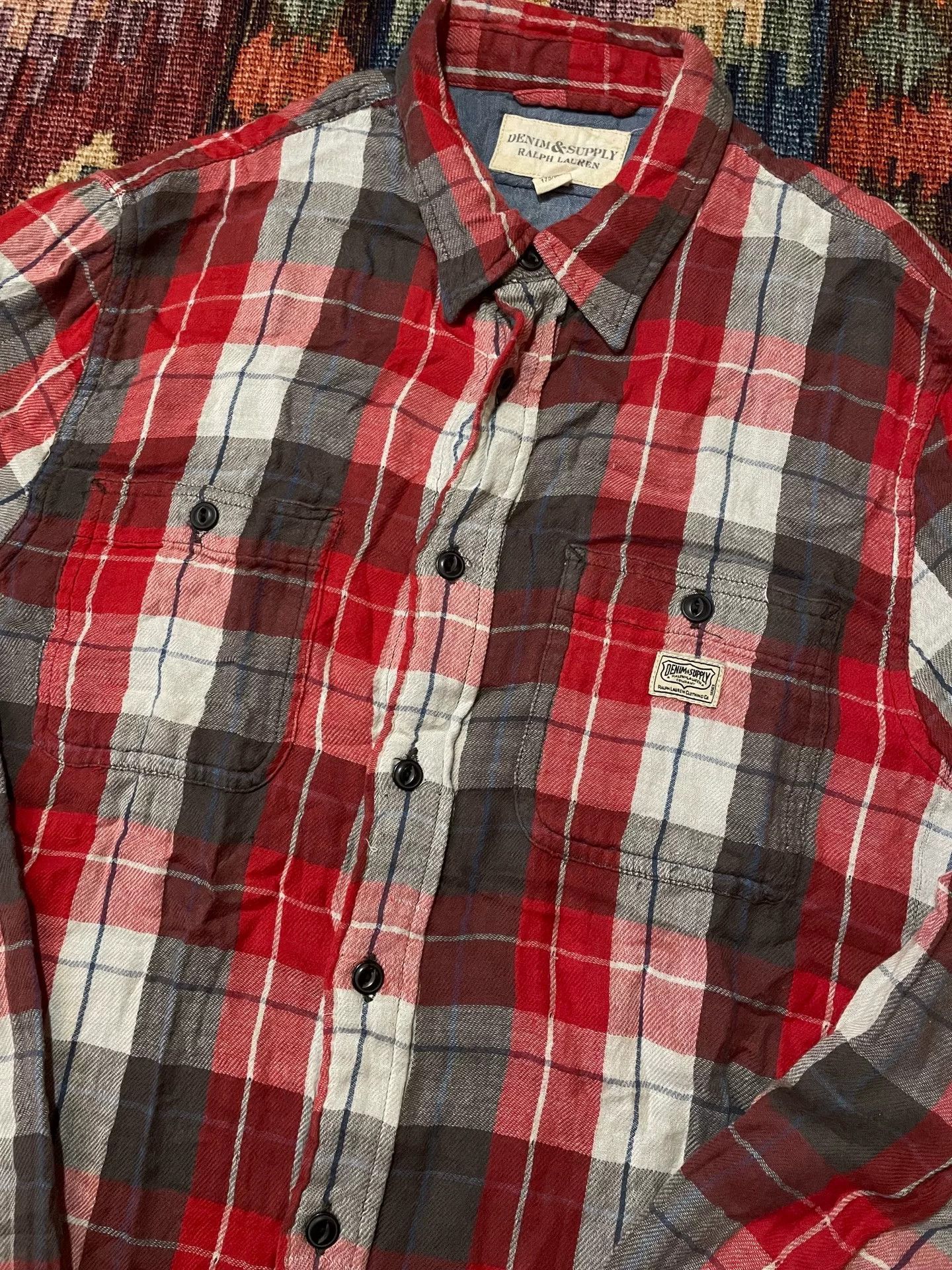 Denim & Supply Ralph Lauren Ralph Lauren Denim Supply Plaid Work Shirt Size US M / EU 48-50 / 2 - 4 Thumbnail