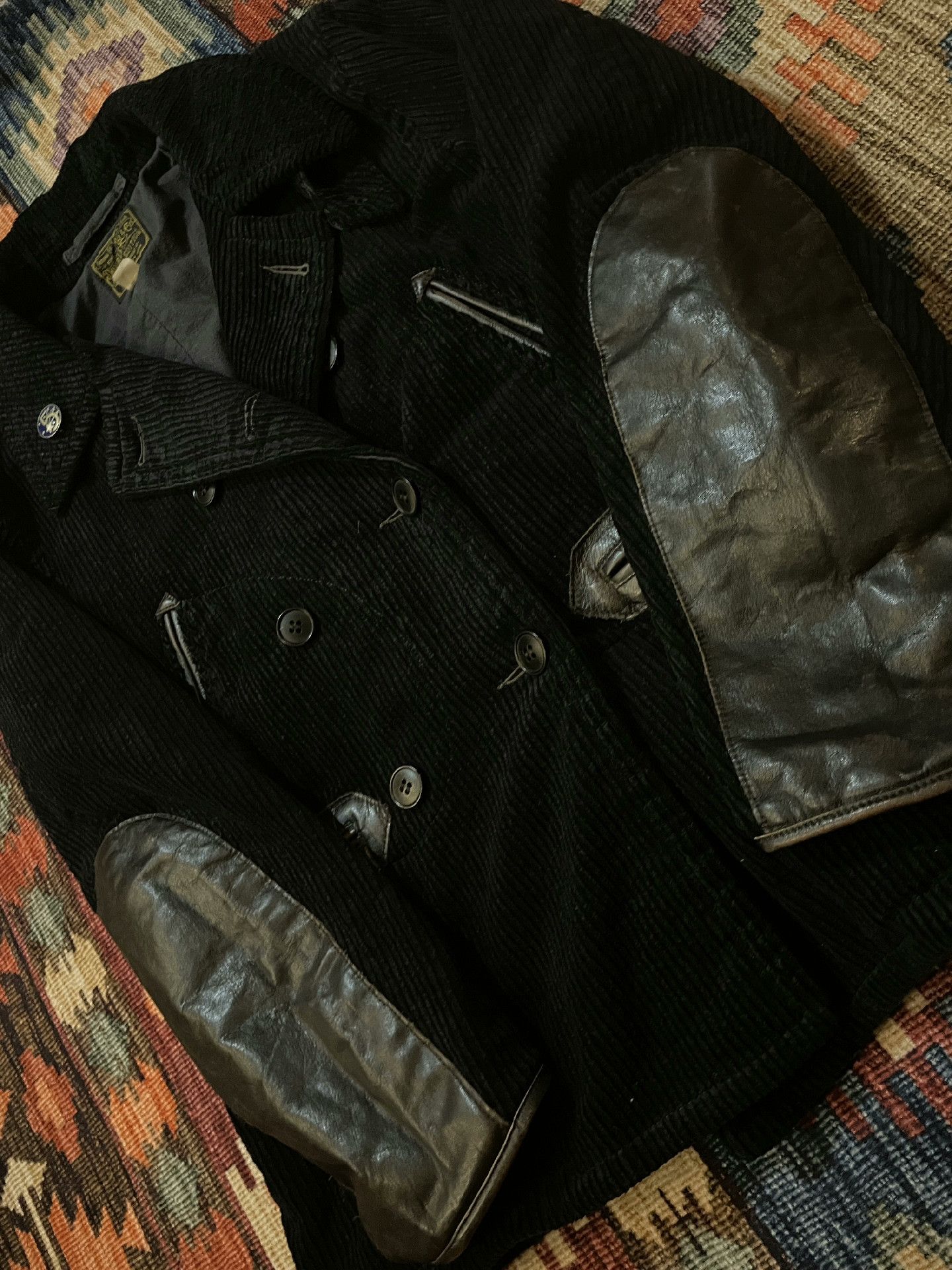 RRL Ralph Lauren RRL Double RL 2019 Limited Indigo Corduroy 740 Naval Coat Size US M / EU 48-50 / 2 - 3 Thumbnail