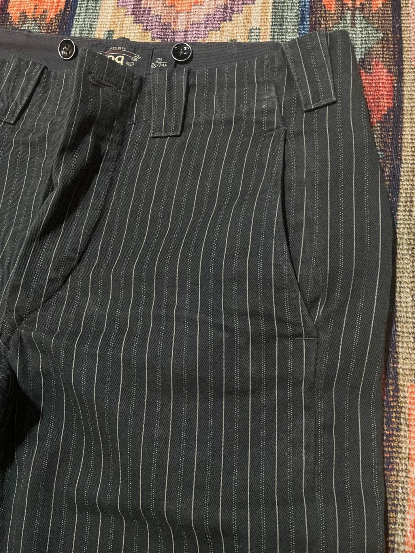 RRL Ralph Lauren RRL Rare Depp Washed Striped Cargo Pants Size US 29 - 5 Thumbnail