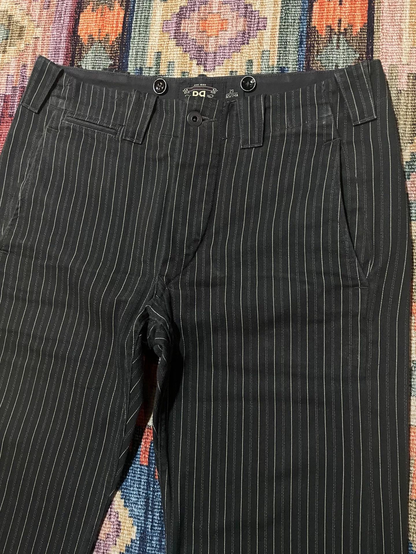 RRL Ralph Lauren RRL Rare Depp Washed Striped Cargo Pants Size US 29 - 6 Thumbnail