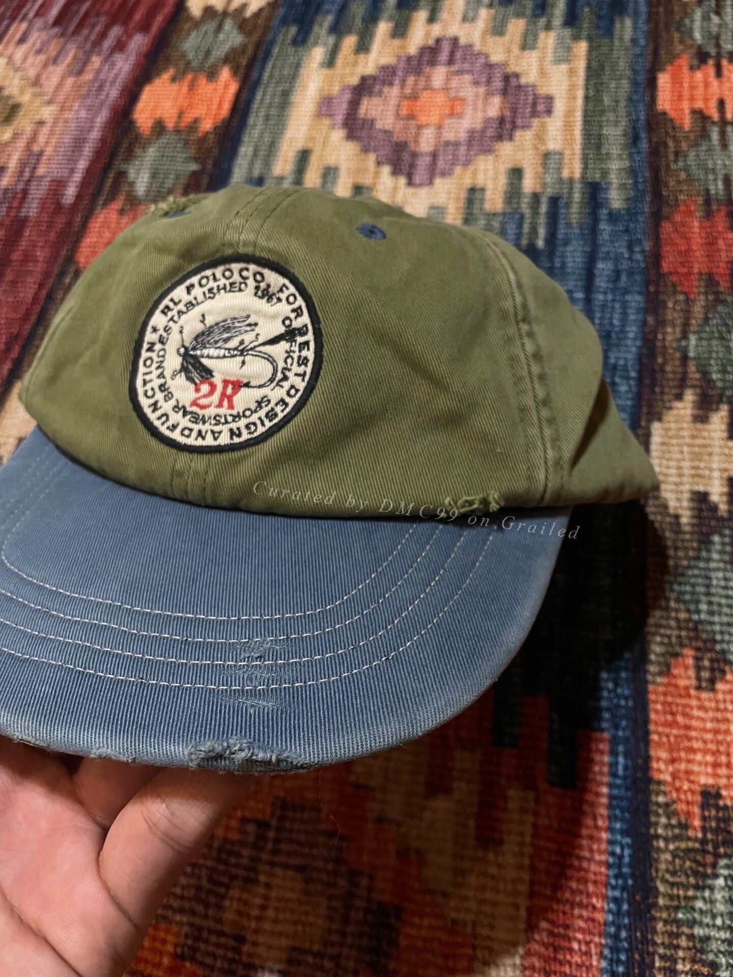 Ralph Lauren RALPH LAUREN Vintage Fishing Baseball Cap Size ONE SIZE - 3 Thumbnail