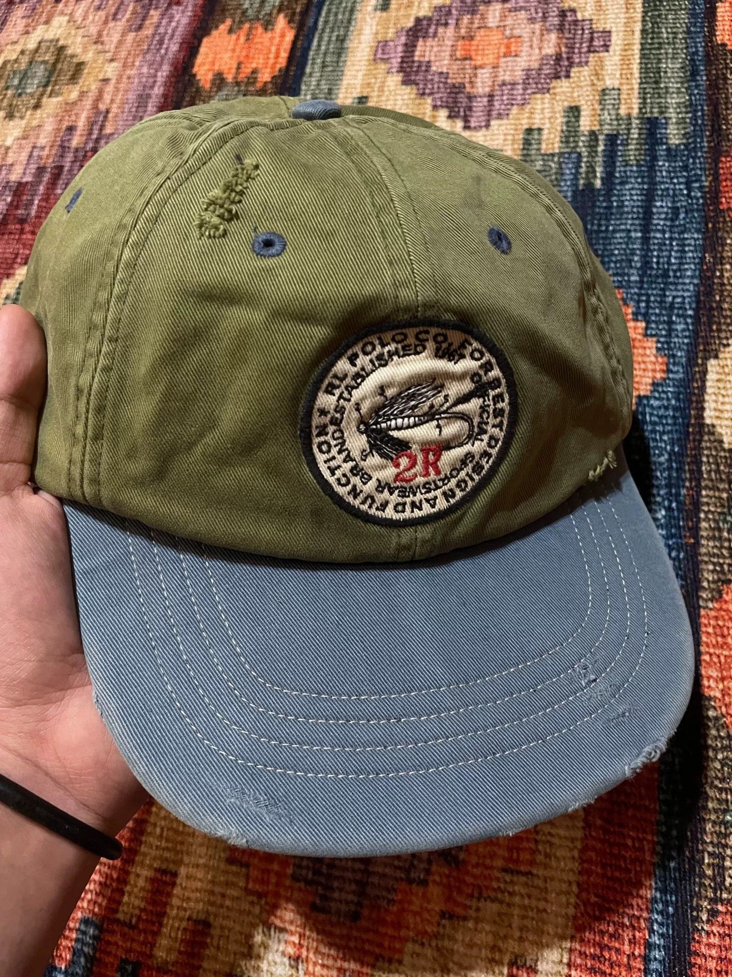 Ralph Lauren RALPH LAUREN Vintage Fishing Baseball Cap Size ONE SIZE - 2 Thumbnail