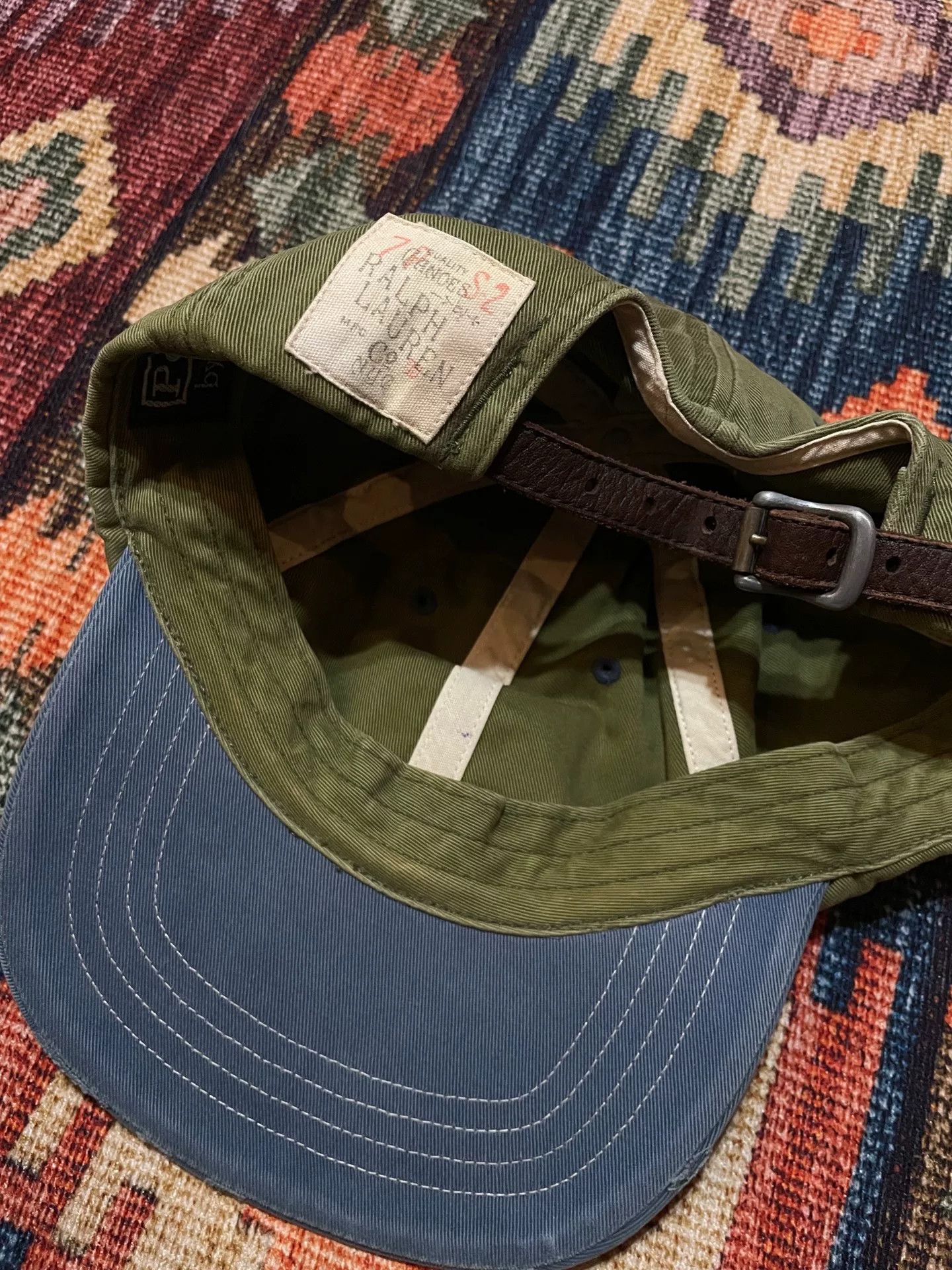 Ralph Lauren RALPH LAUREN Vintage Fishing Baseball Cap Size ONE SIZE - 5 Thumbnail