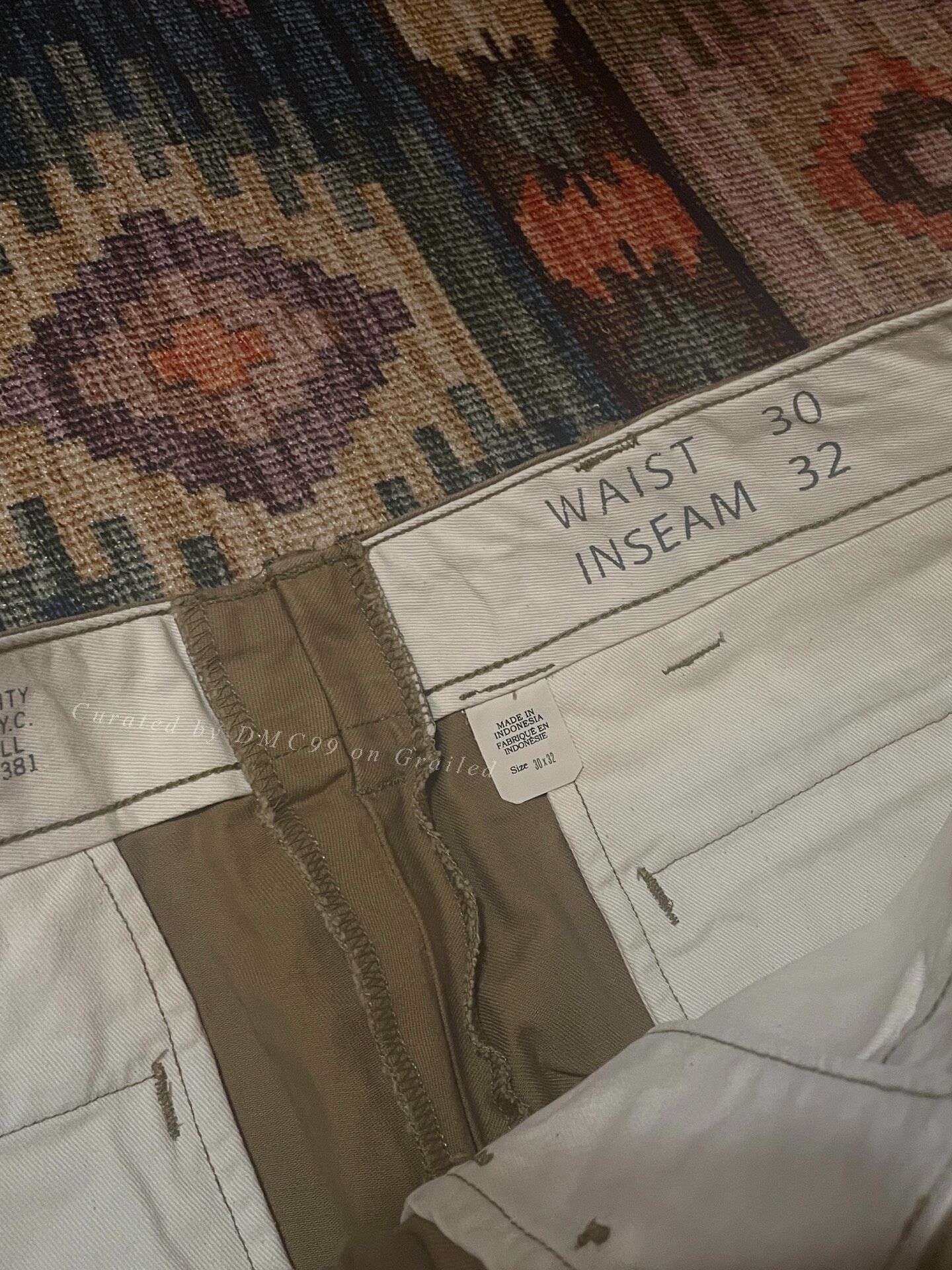 RRL Ralph Lauren RRL Vintage Beige Officer Pants 30.32 Size US 32 / EU 48 - 3 Thumbnail
