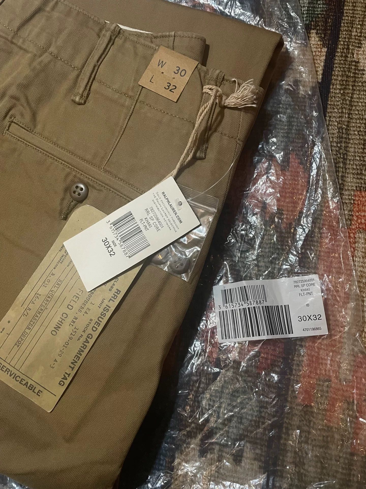 RRL Ralph Lauren RRL Vintage Beige Officer Pants 30.32 Size US 32 / EU 48 - 5 Thumbnail
