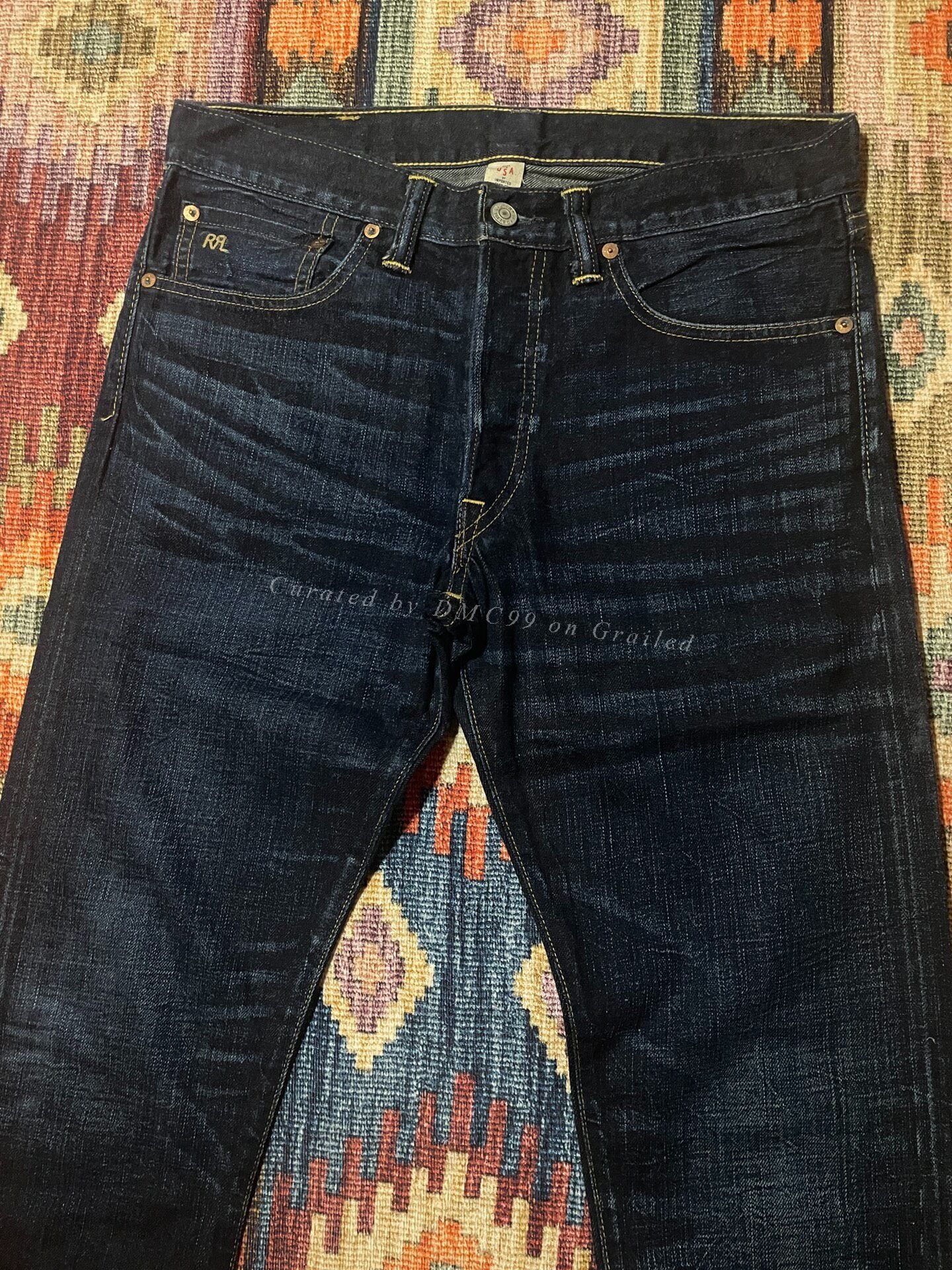 RRL Ralph Lauren RRL Vintage USA Selvedge Jeans Size US 32 / EU 48 - 3 Thumbnail