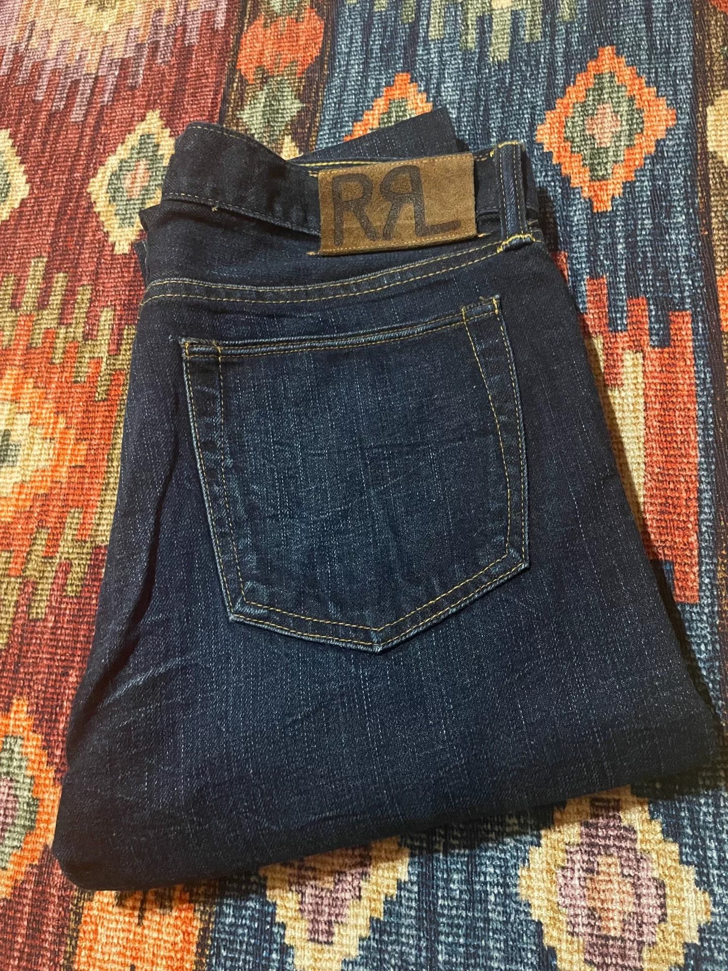 RRL Ralph Lauren RRL Vintage USA Selvedge Jeans Size US 32 / EU 48 - 8 Thumbnail