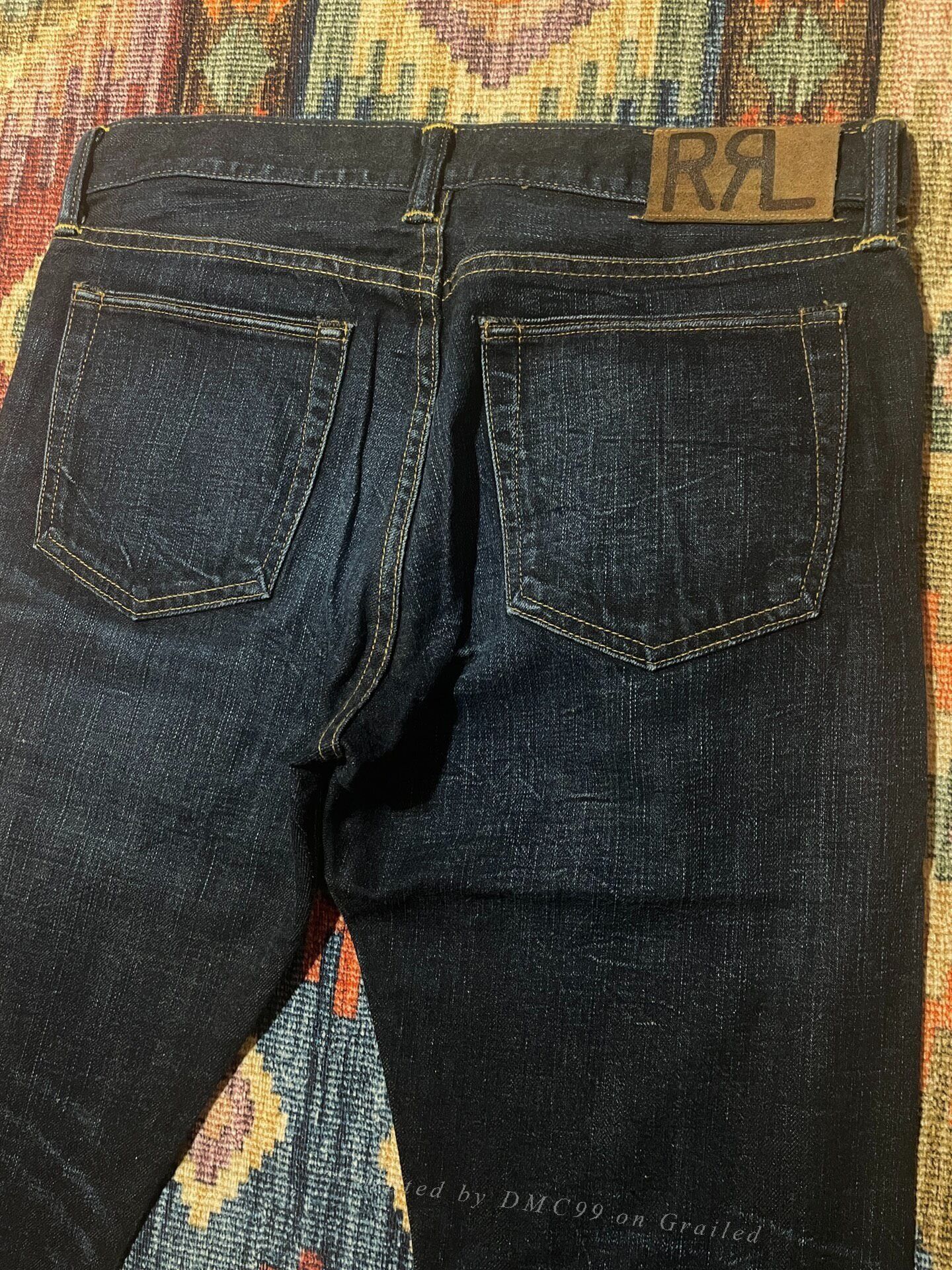 RRL Ralph Lauren RRL Vintage USA Selvedge Jeans Size US 32 / EU 48 - 6 Thumbnail