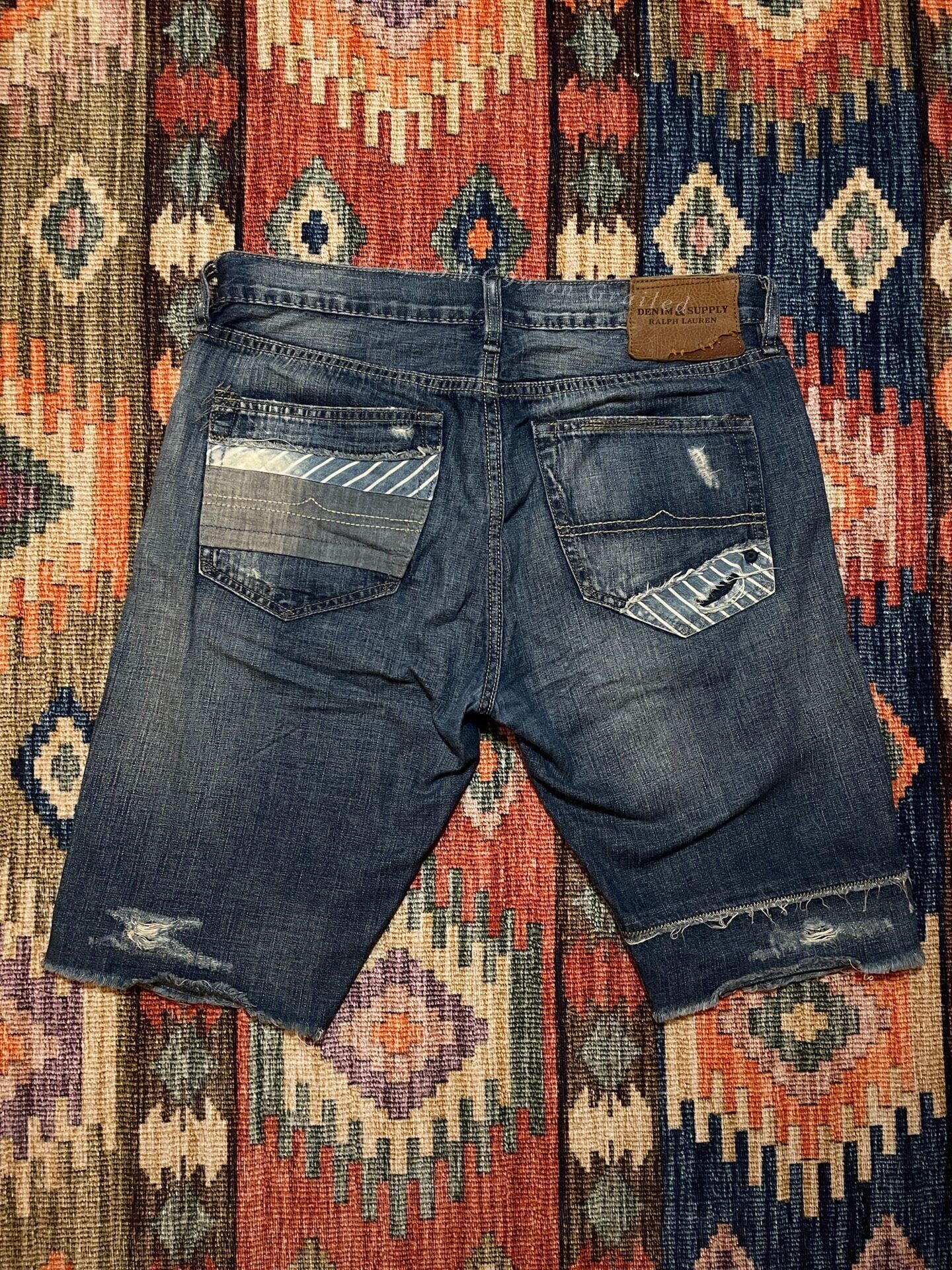 Denim & Supply Ralph Lauren Ralph Lauren Denim Supply Patch Shorts Size US 30 / EU 46 - 2 Thumbnail
