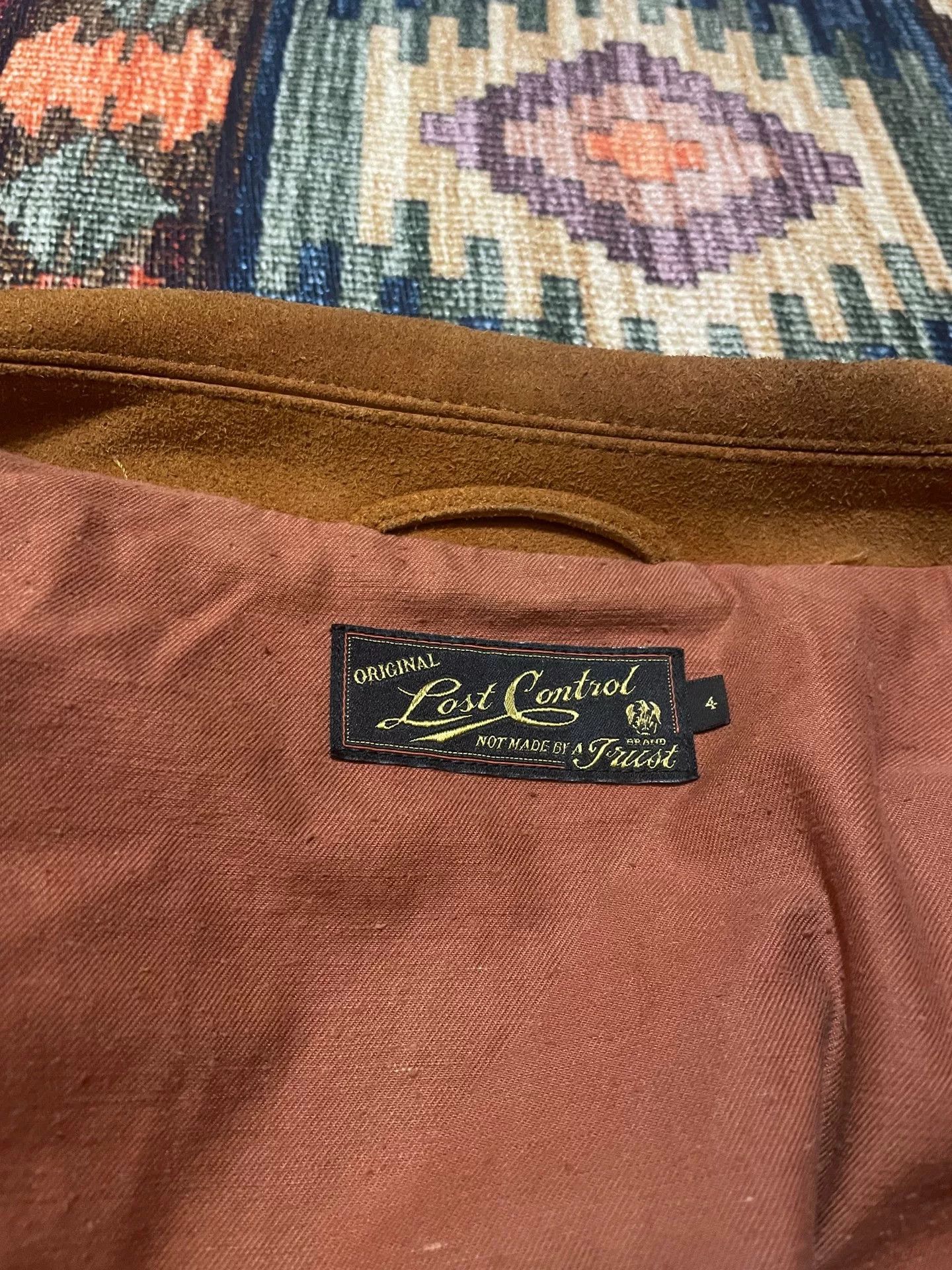 Vintage Lost Control Classic Suede 30s Saxon Jacket Size US XL / EU 56 / 4 - 3 Thumbnail